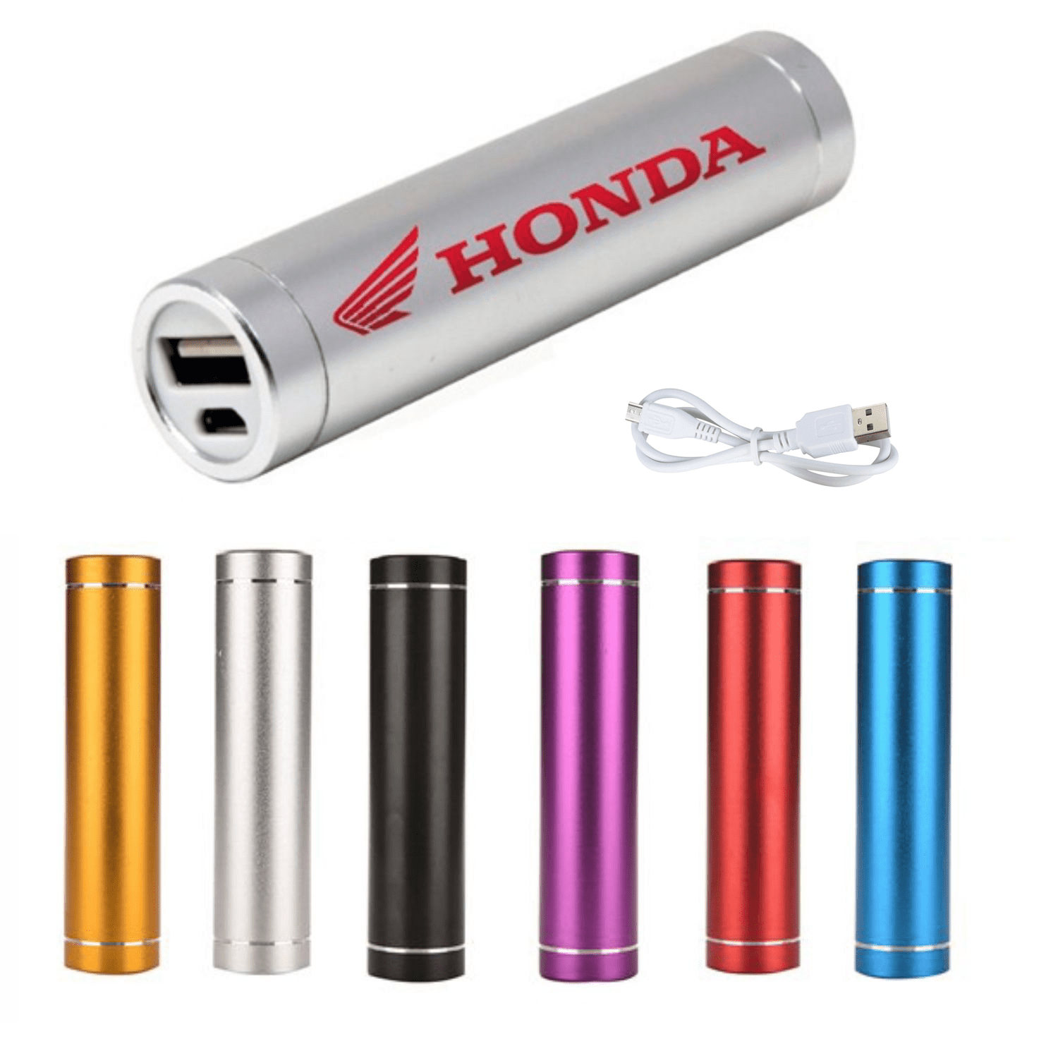 2200mAh Round Cylindrical Shaped Portable Charger 2