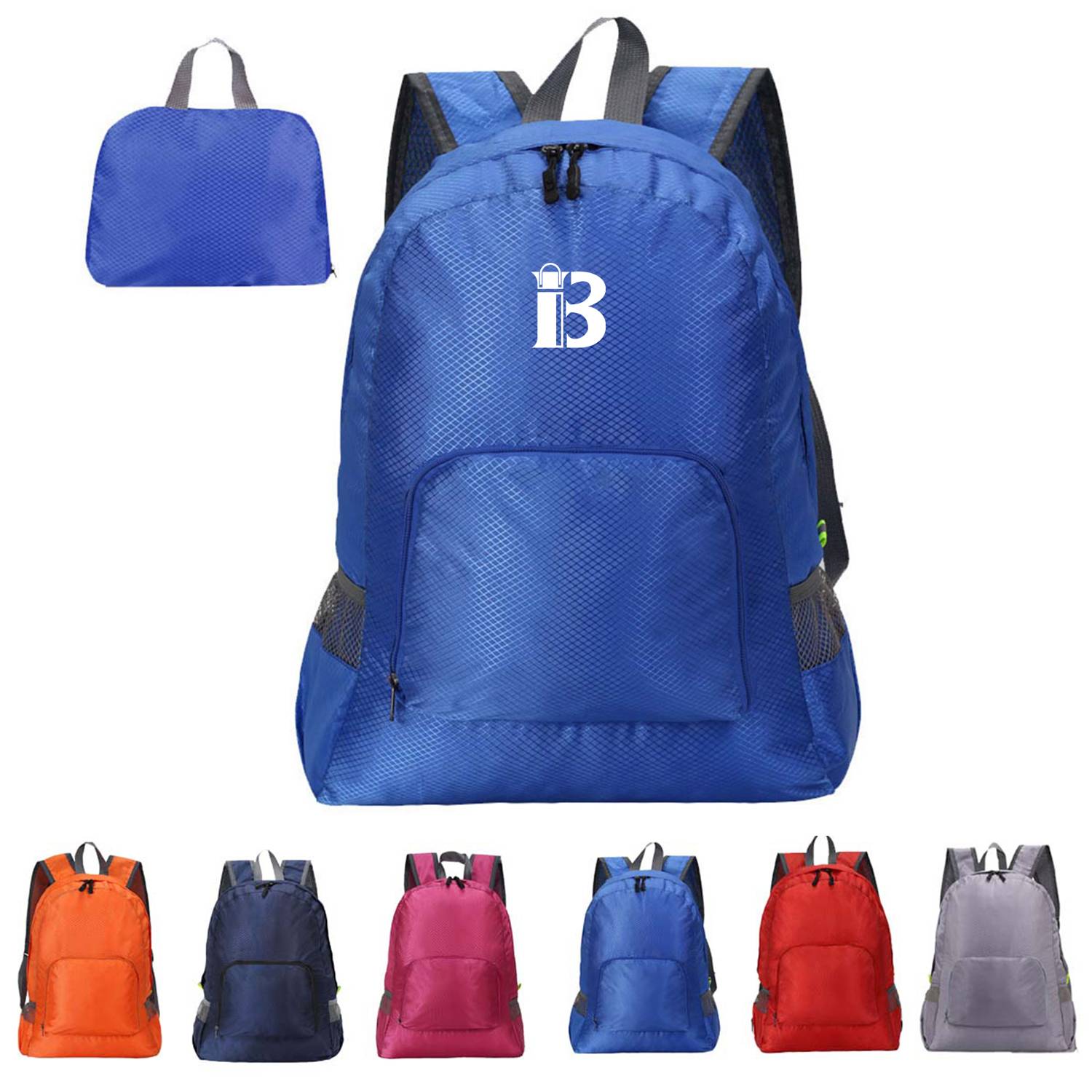 Oxford Waterproof Travel Foldable Backpack 7