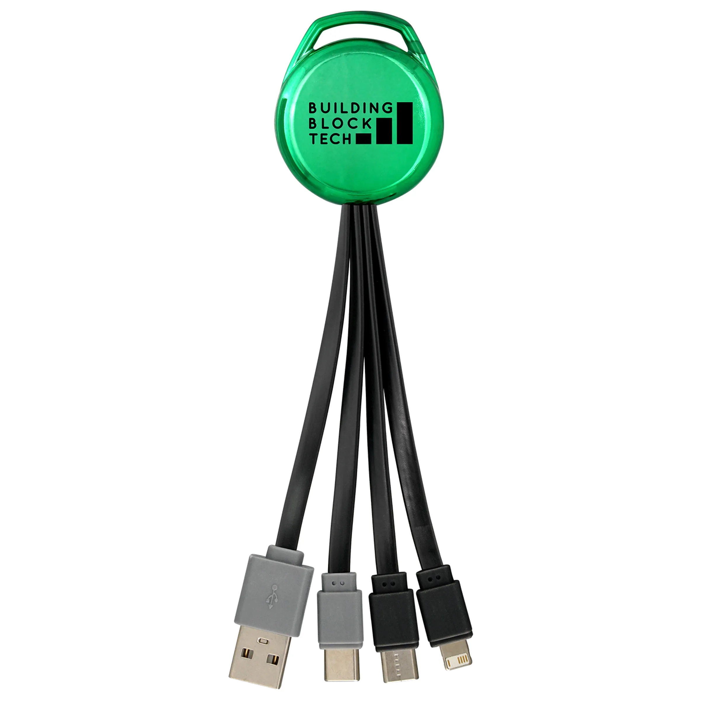 Metallic Vivid Dual Input 3-in-1 Charging Cable 15