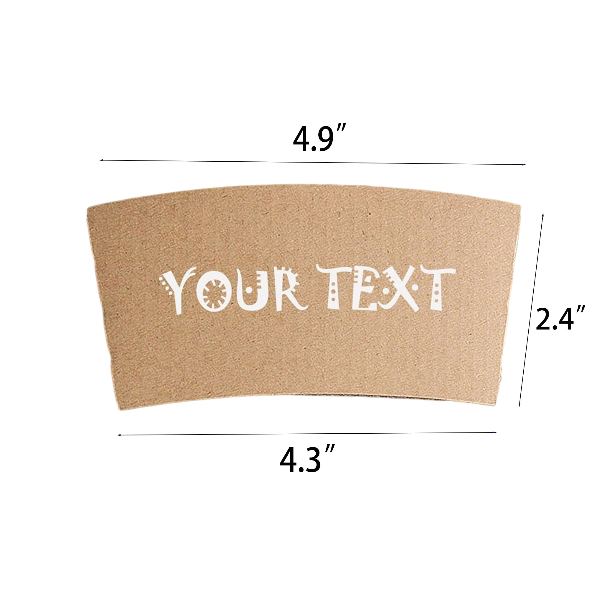 12oz 16oz Disposable Paper Cup Sleeve 3