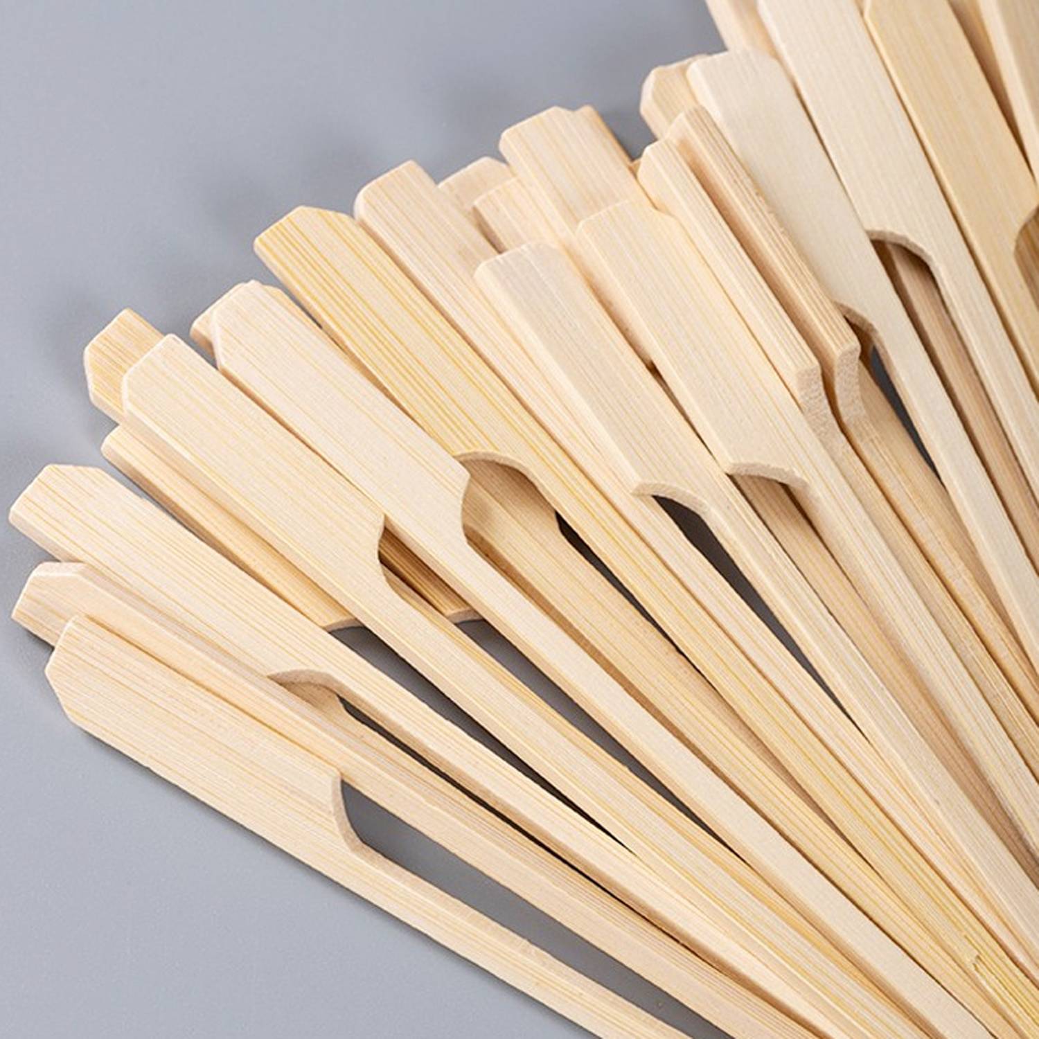 100PCS Food Grade Heat-Resistant Bamboo Skewers 6