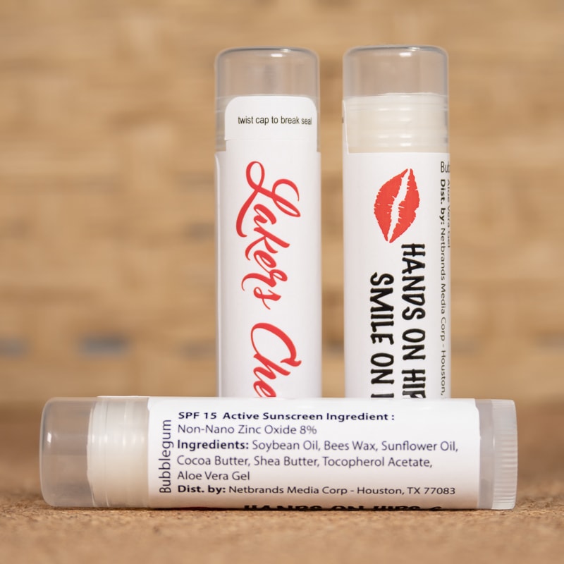 Custom SPF 15 Beeswax Lip Balms - Full Color 31