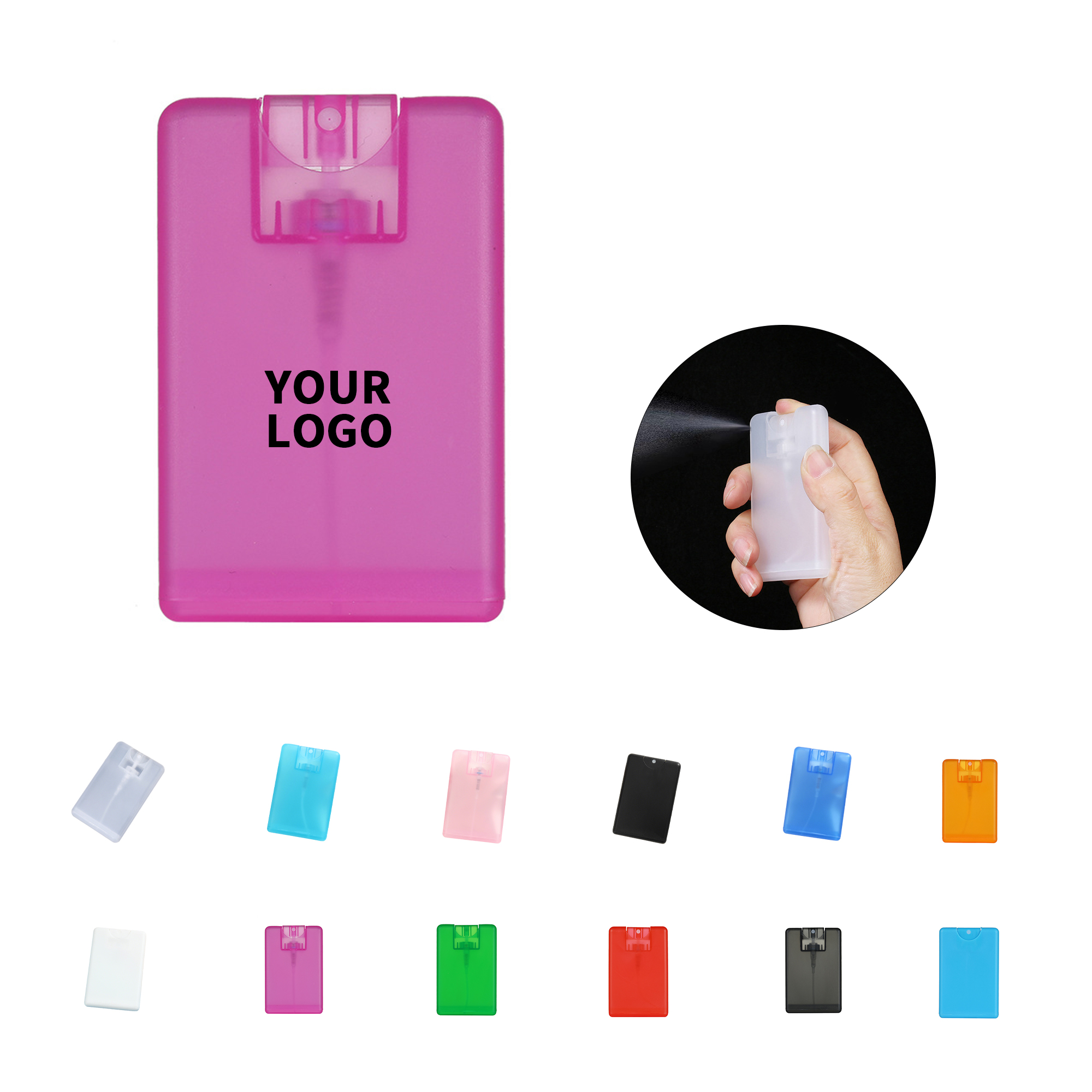 Credit Card Style Pocket Sprayer 0.7 Ounce Capacity 10