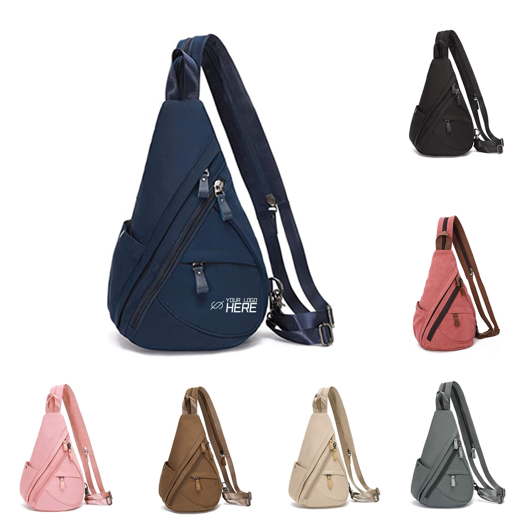 Canvas Sling Crossbody Bag 1