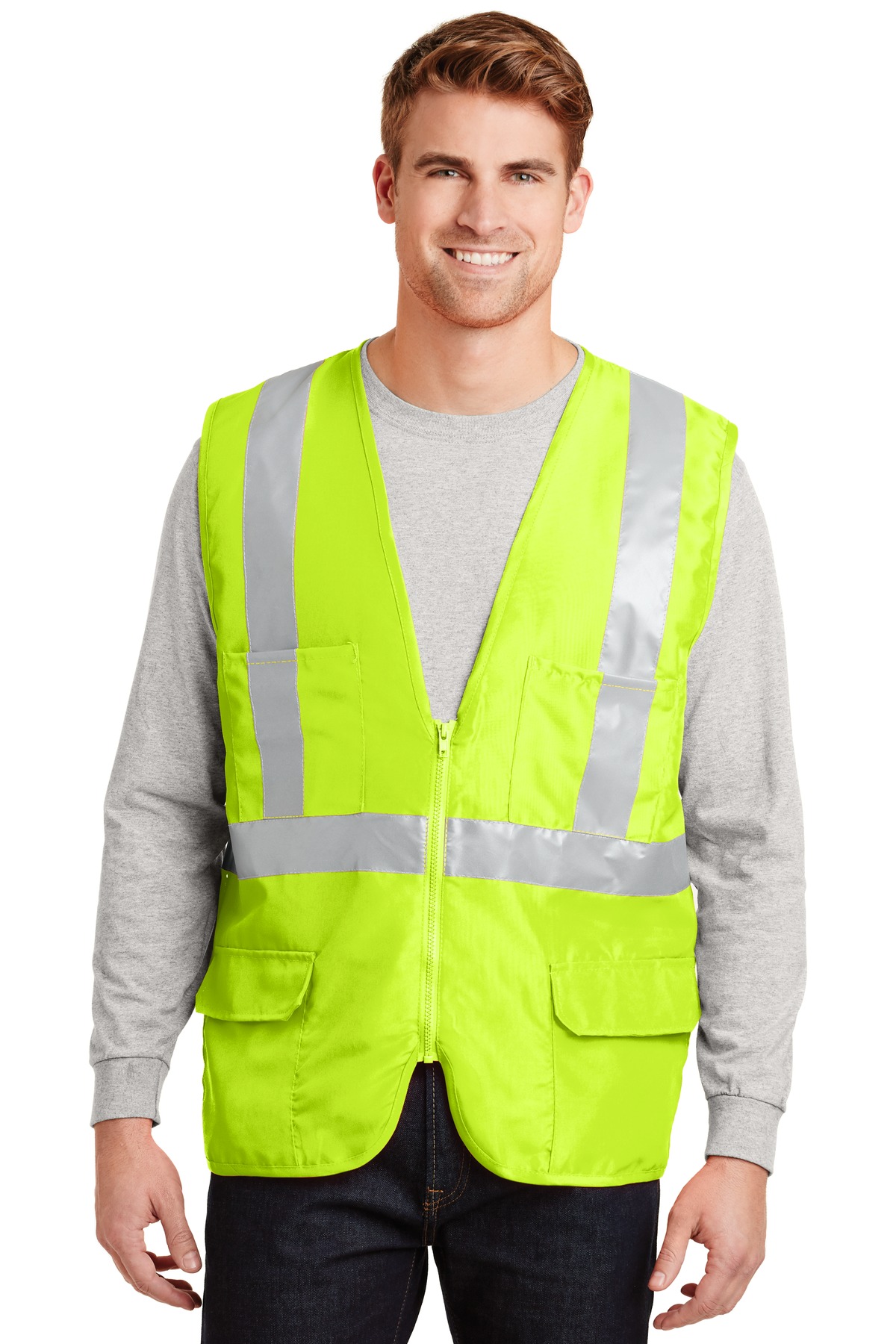 CornerStone - ANSI 107 Class 2 Mesh Back Safety Vest. CSV405 14