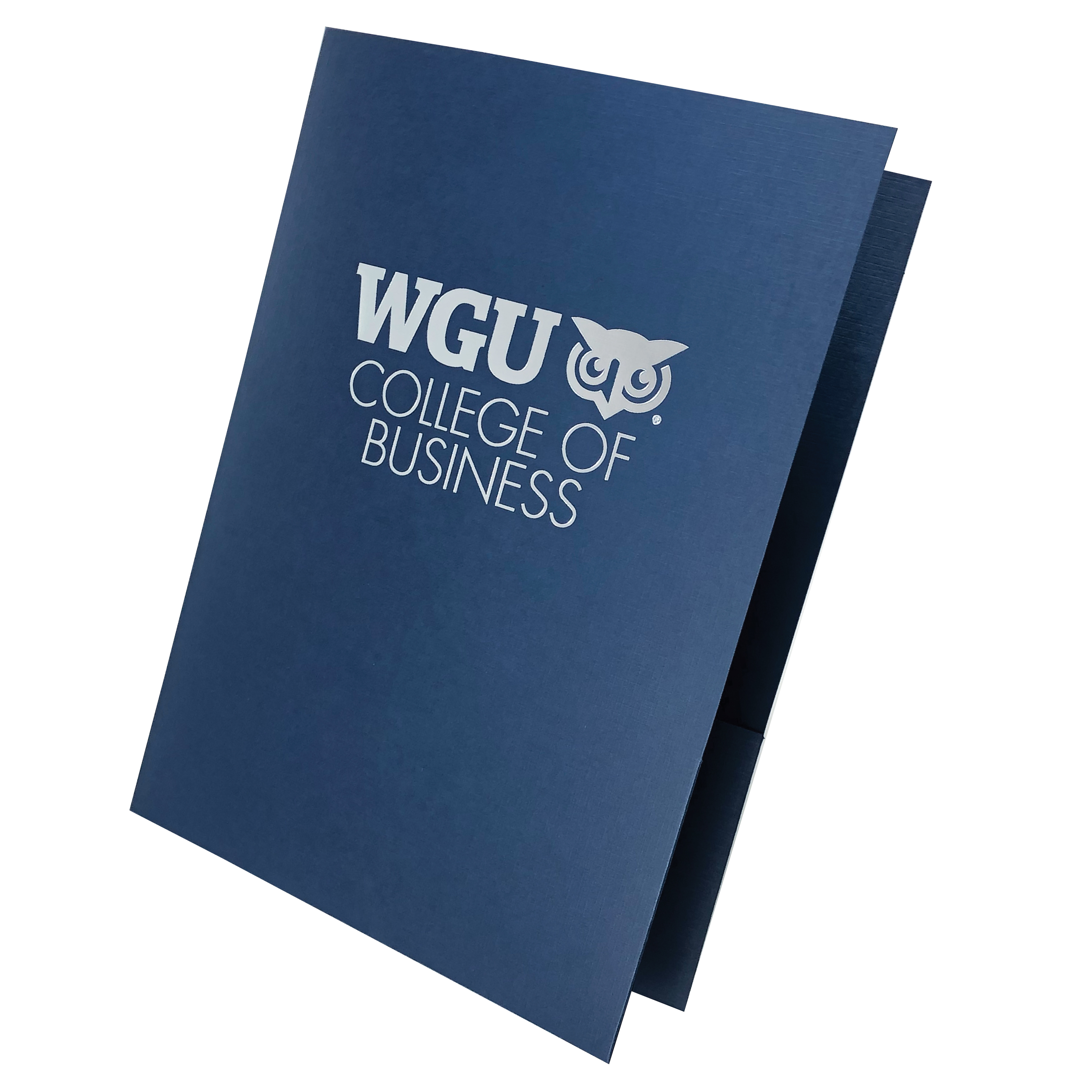 9"x12" Foil Stamped Linen Pocket Folder Economy Quick Ship 6