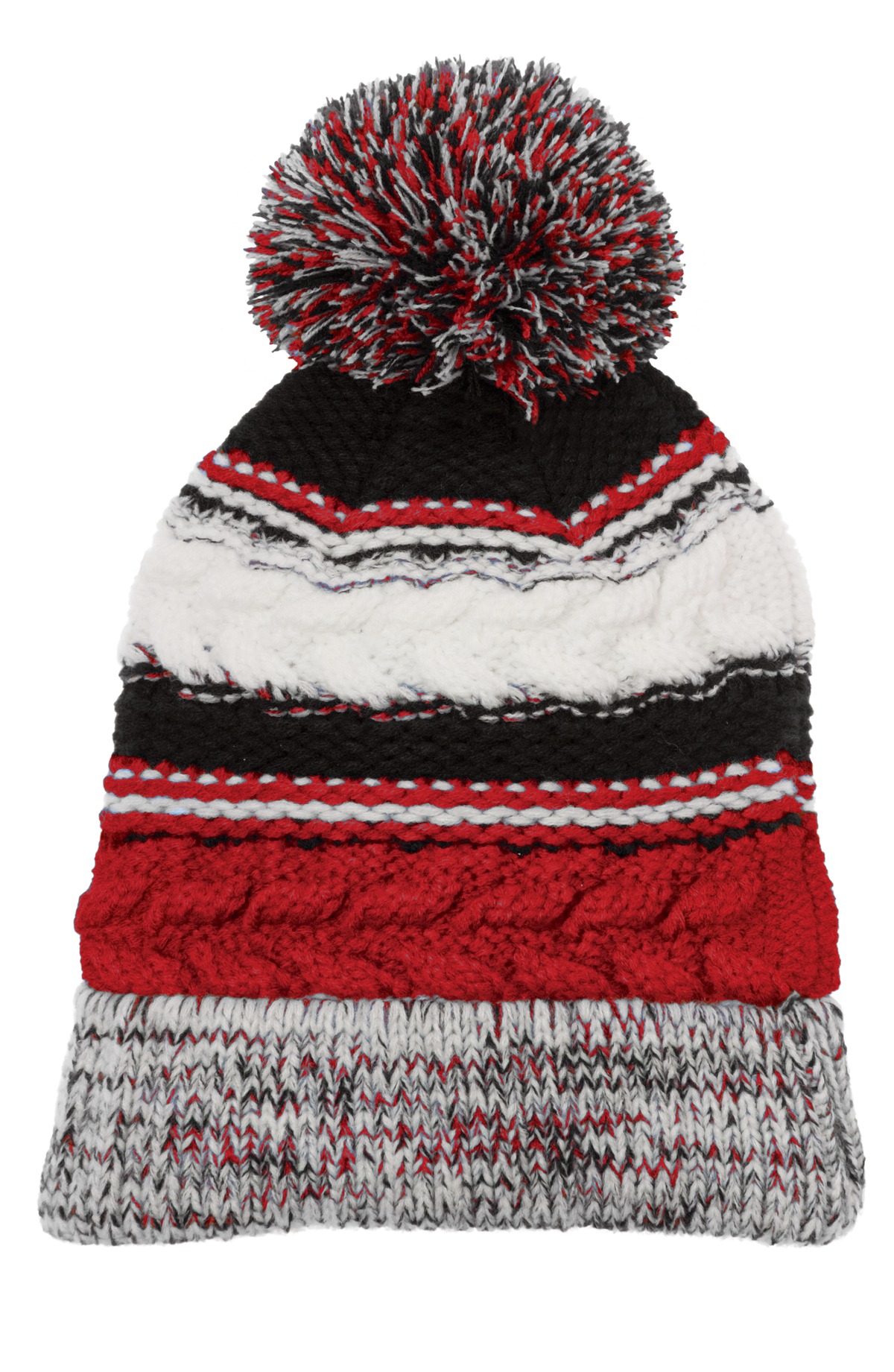 Sport-Tek Pom Pom Team Beanie. STC21 20
