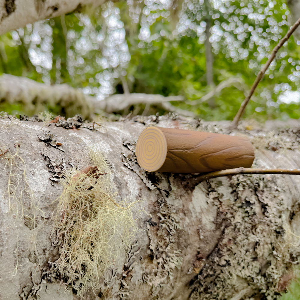Wood Log Stress Reliever 2