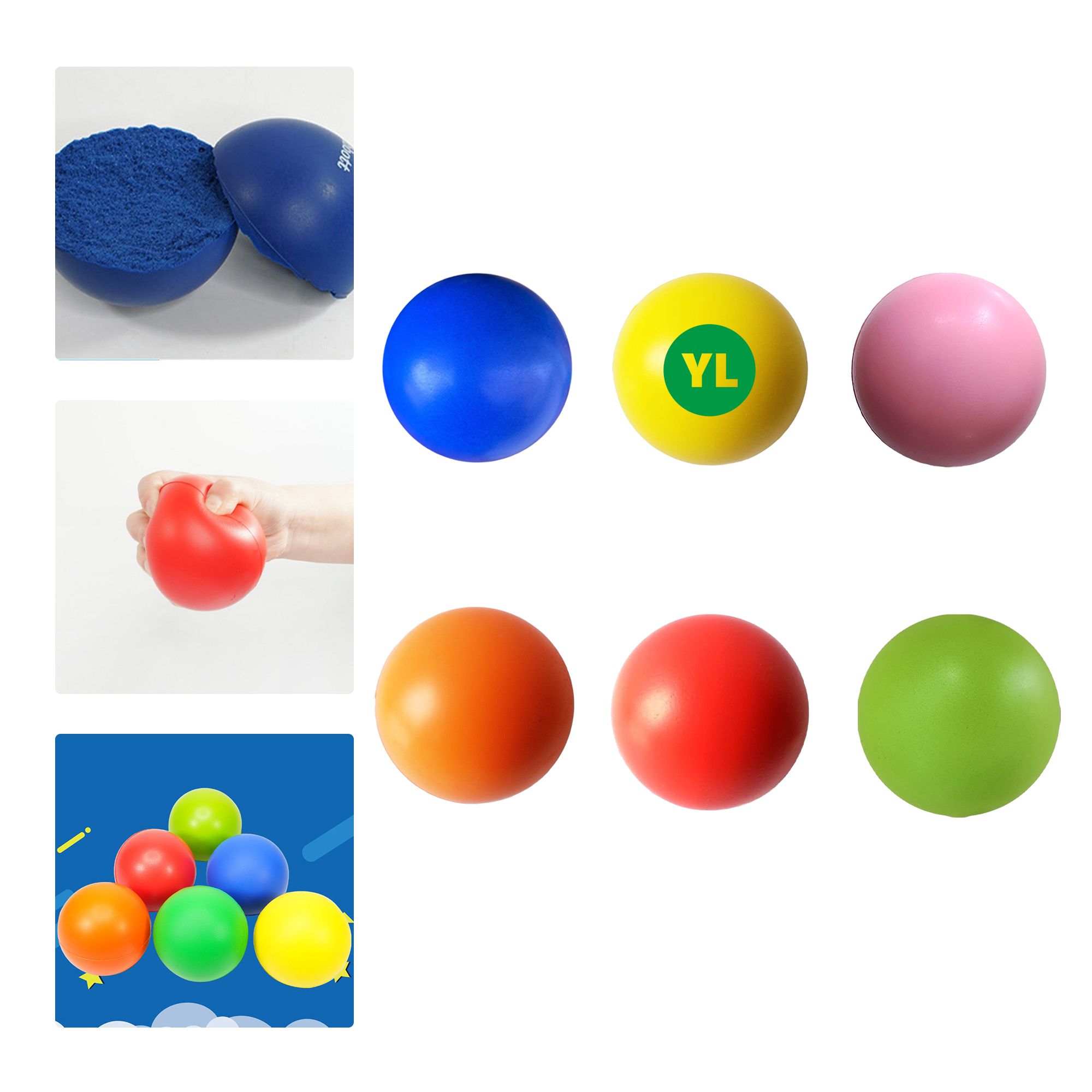 MOQ 50 PU Foam Stress Relief Ball 1