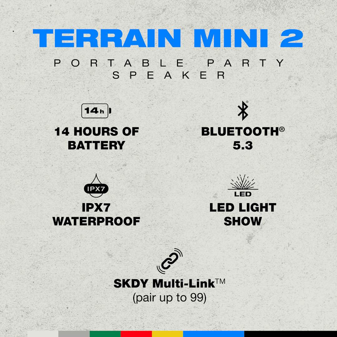 Skullcandy Terrain Mini 2 Bluetooth Speaker 33