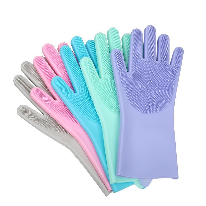 Reusable Silicone Dishwashing Gloves 7