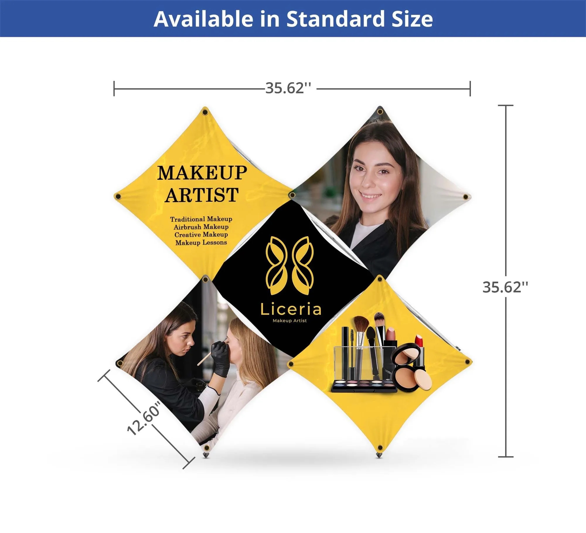 X Micro GeoMetrix Table Top Display Package -12.60" x 12.60" 6