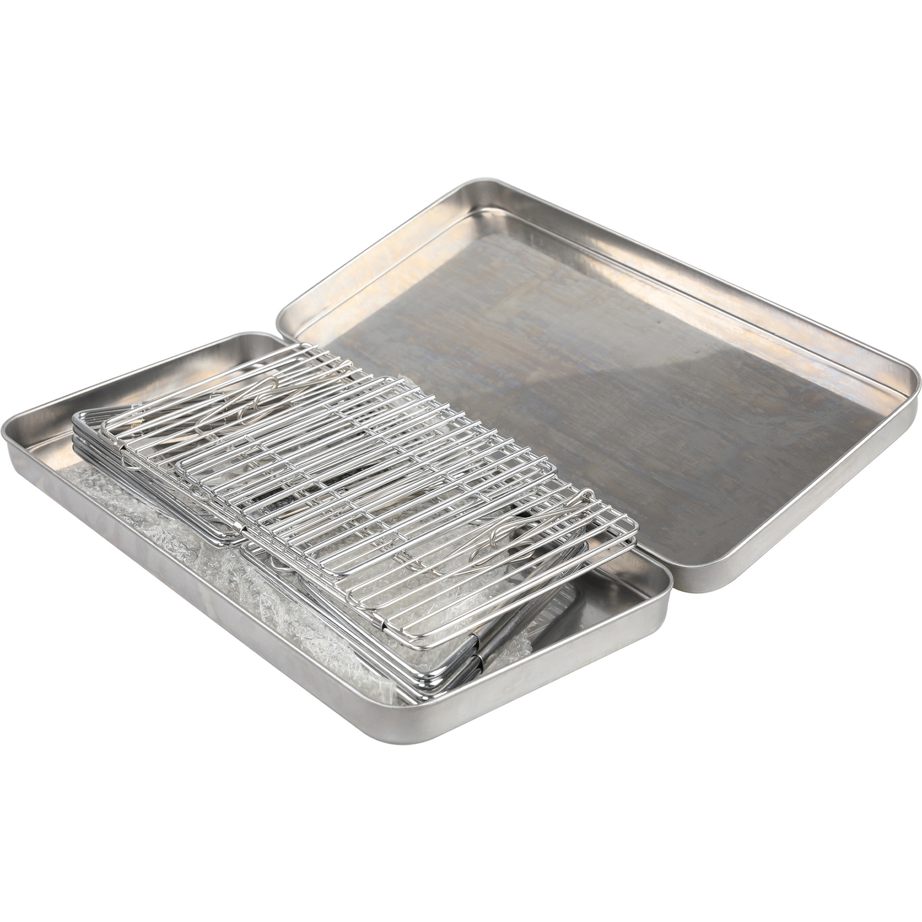 Stainless Steel Folding Barbecue Grill 8