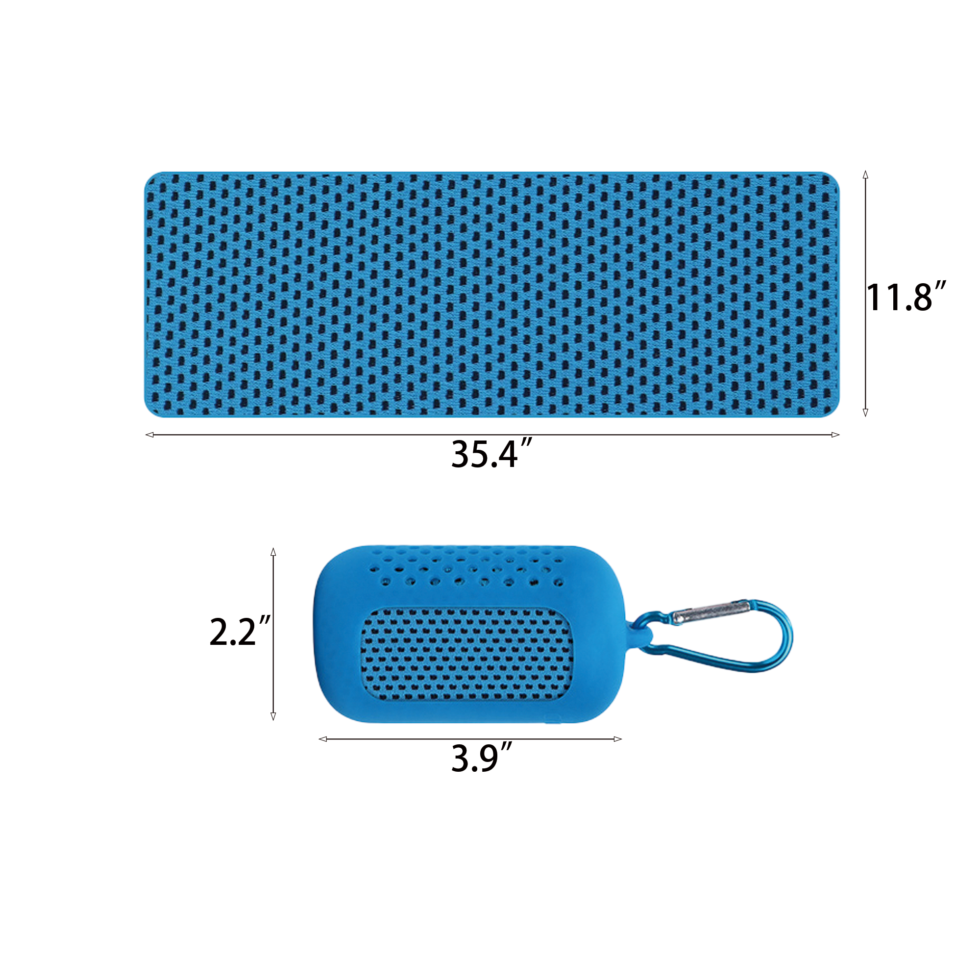 Quick Dry Cooling Towel With Silicone Case 3