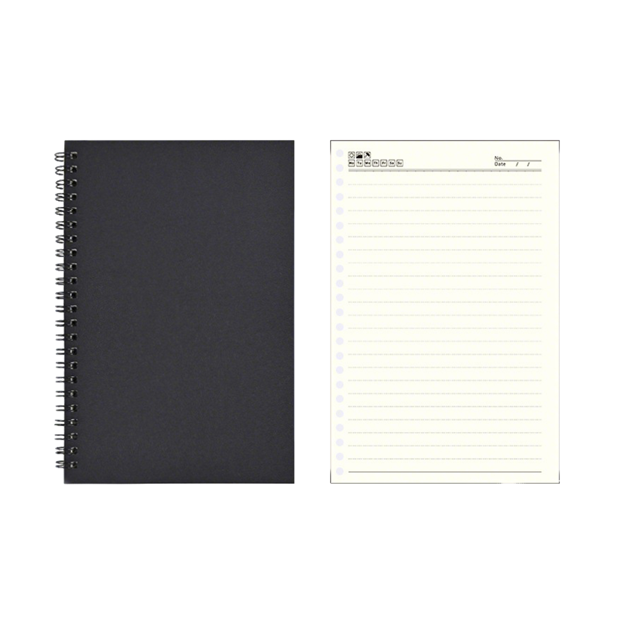 A5 Spiral Notebook With Kraft Paper Cover 10