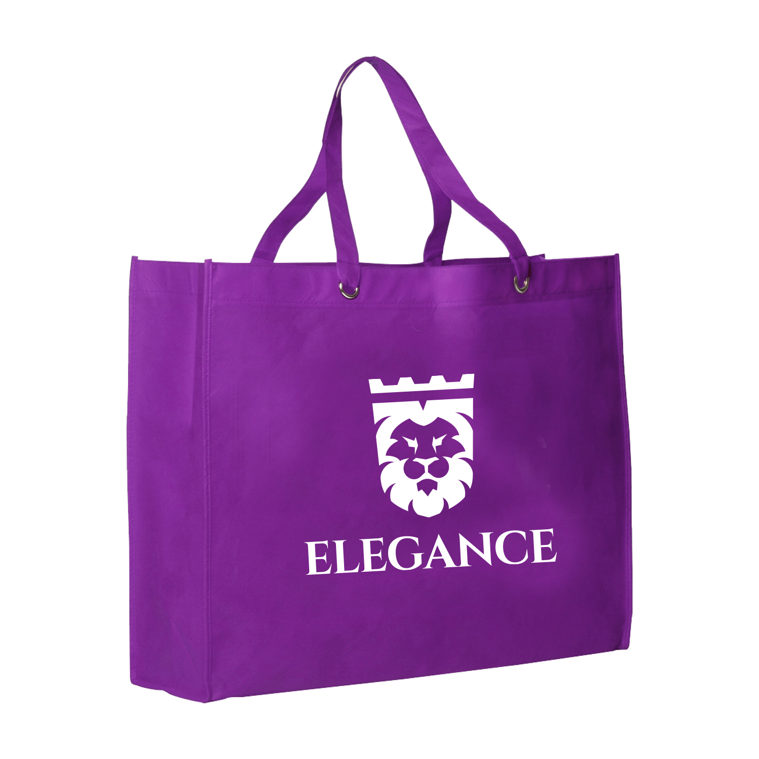 Shopper Non-Woven Tote Bag (2 Color Imprint) 7