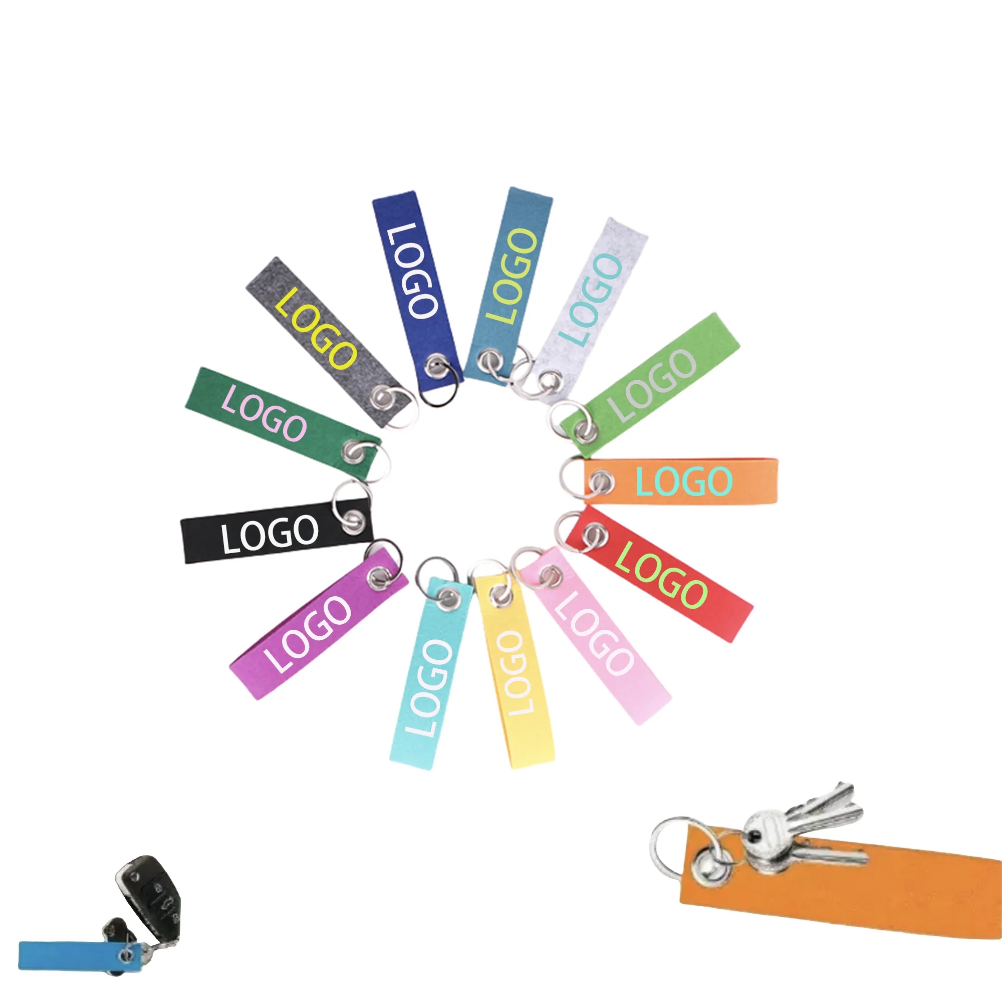 Silicone Bracelet Keyring