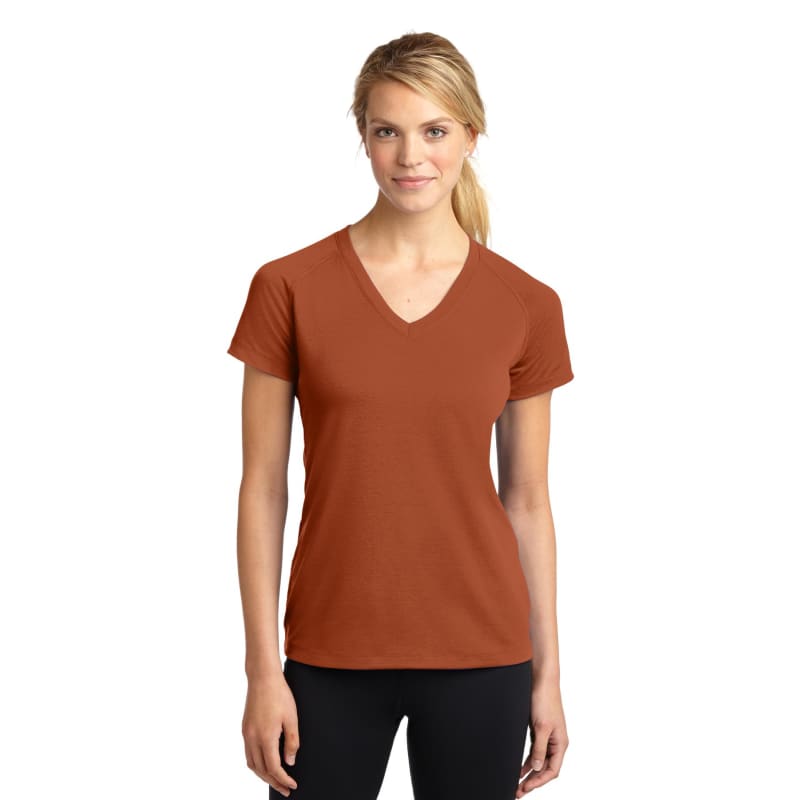 Sport-Tek Women's Ultimate Performance V-Neck. 32
