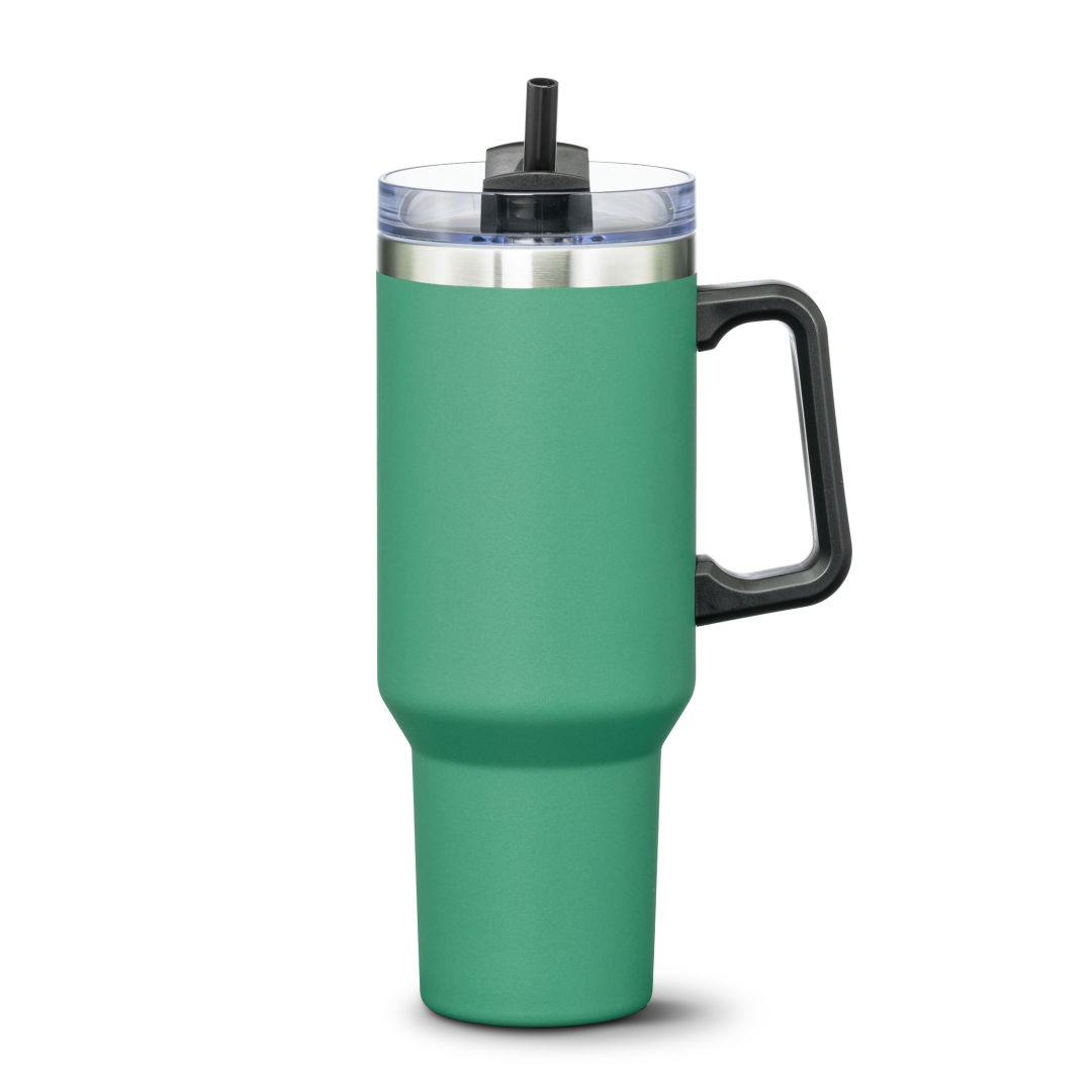 Compeer Handle Travel Mug w/Straw - 40oz 9