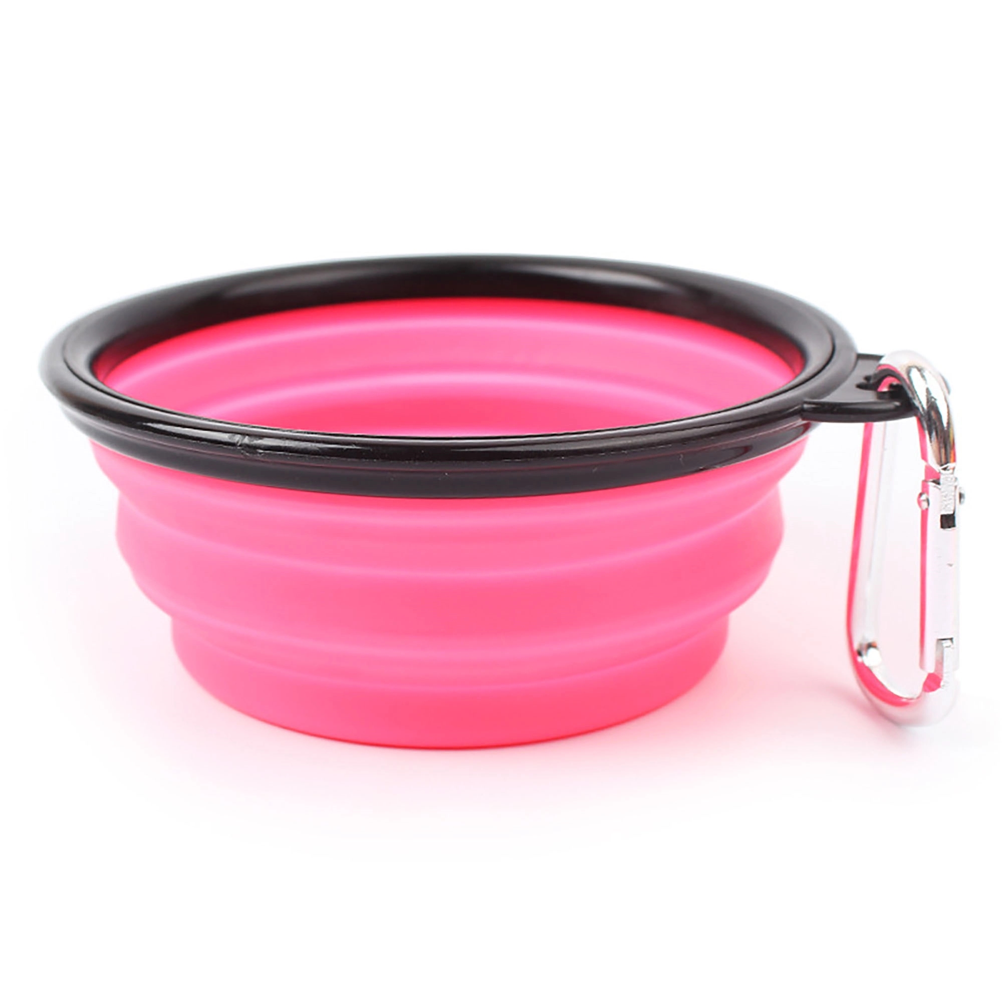 MOQ 50pcs Collapsible Silicone Pet Bowl 8