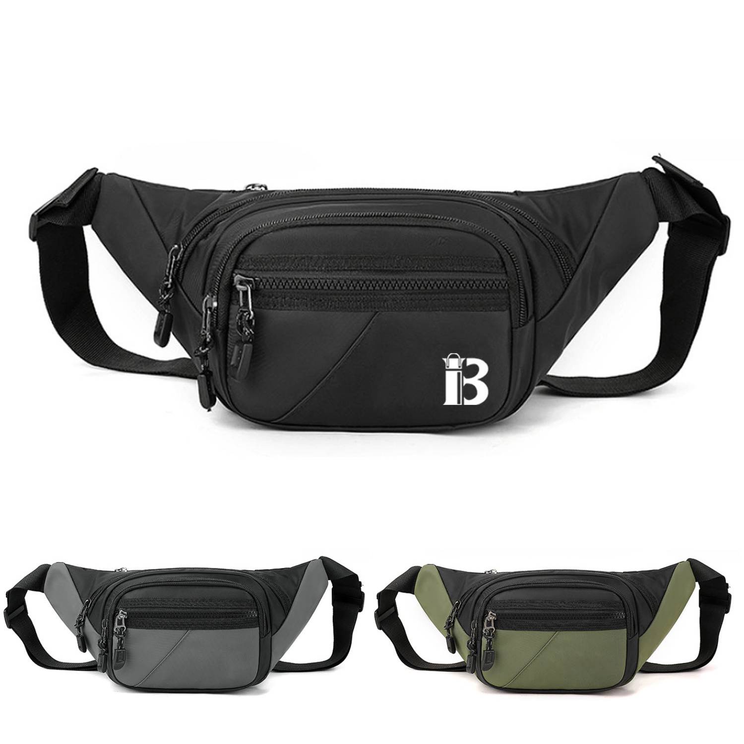Men's Minimalist Oxford Crossbody Bag Fanny Pack 2