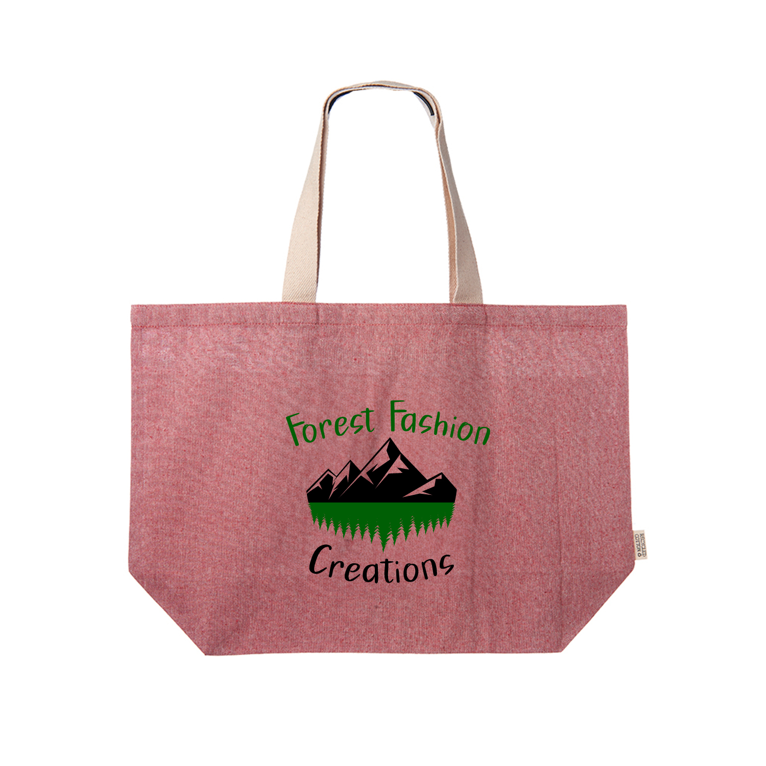 Eco Jumbo Tote Bag (2 Color Imprint) 4