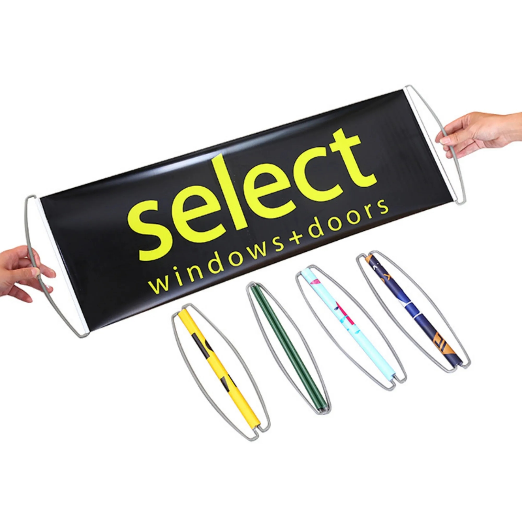 Retractable Handheld Banner Flag 1