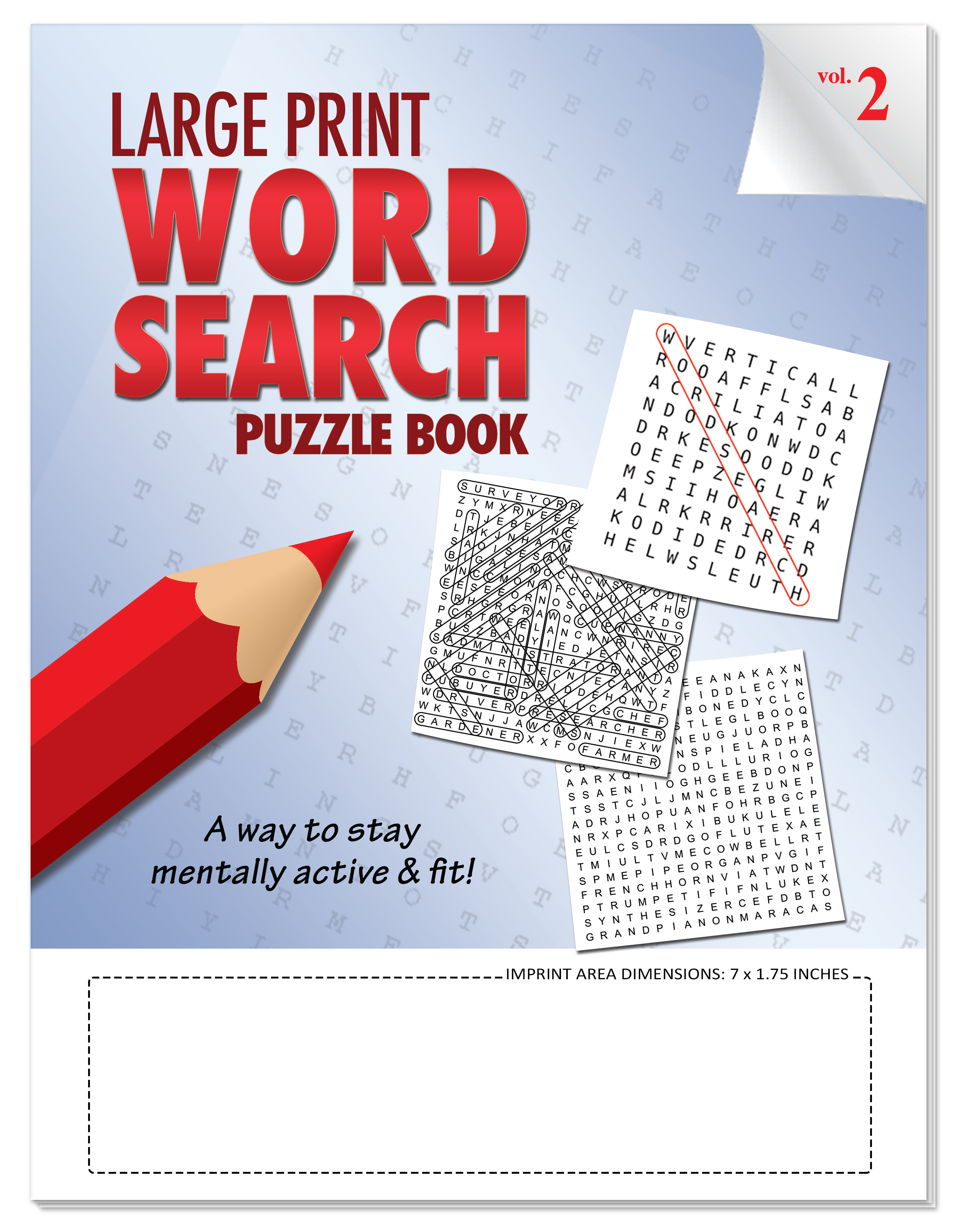 PUZZLE BOOK - LARGE PRINT Word Search Puzzle Book - Volume 2 2