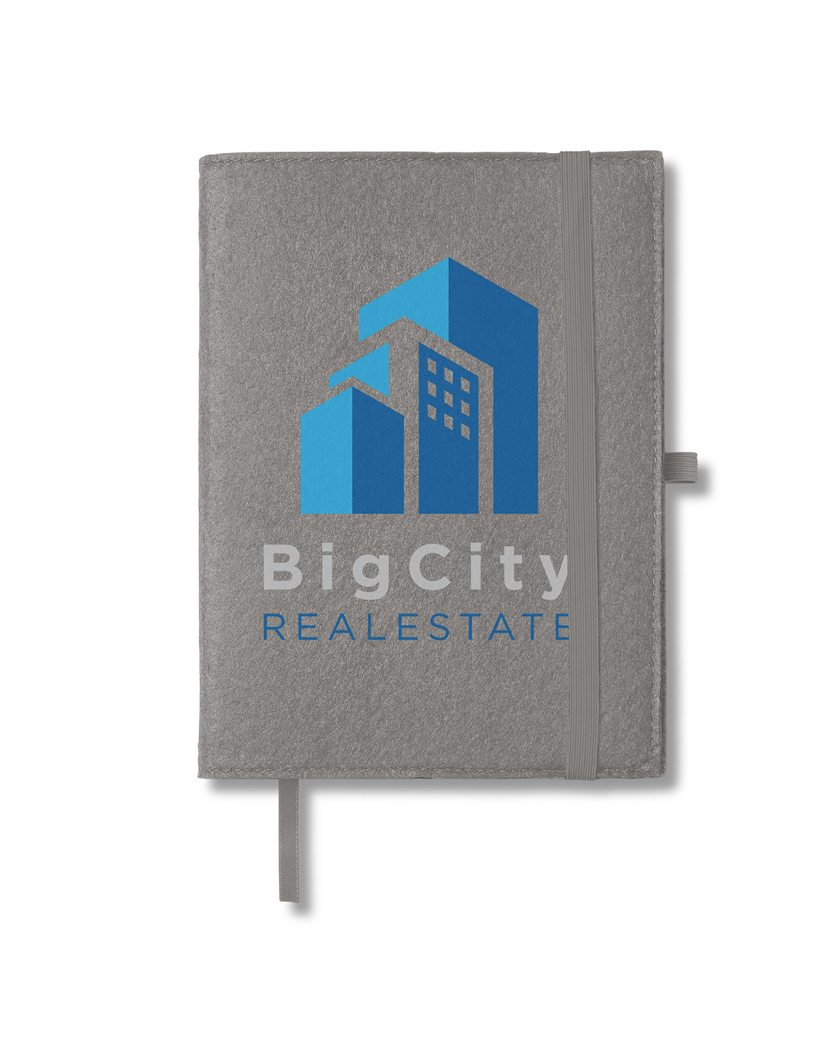 Felt Cover With Refillable Journal Notebook 6.5" X 8.7" 1