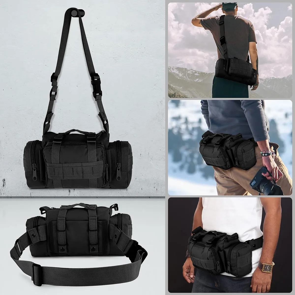 Military Tactical Molle Waist Fanny Packs 6