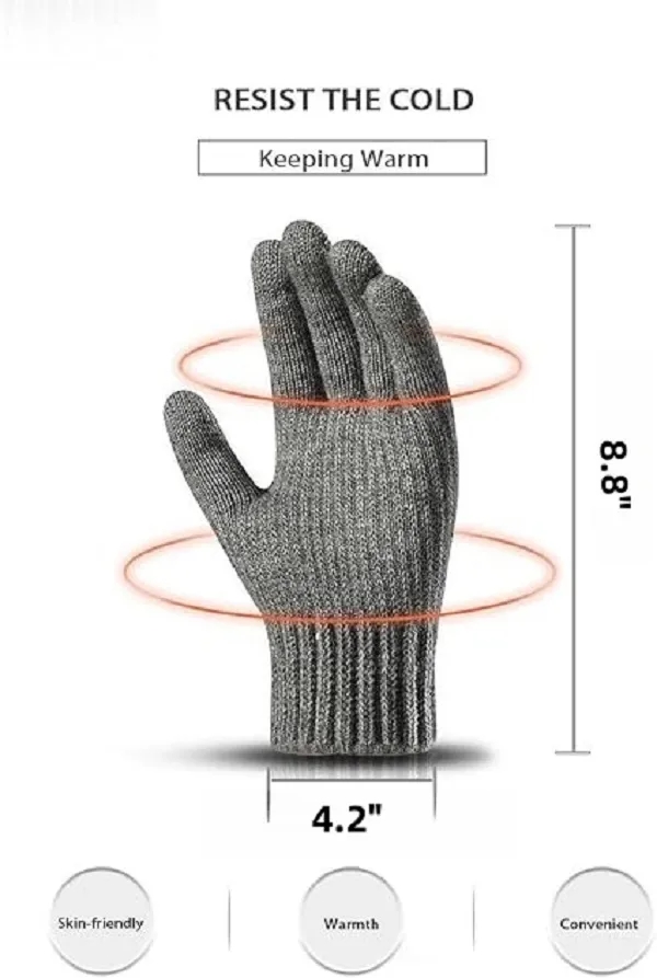 Winter Warm Knit Gloves - Touch Screen 6
