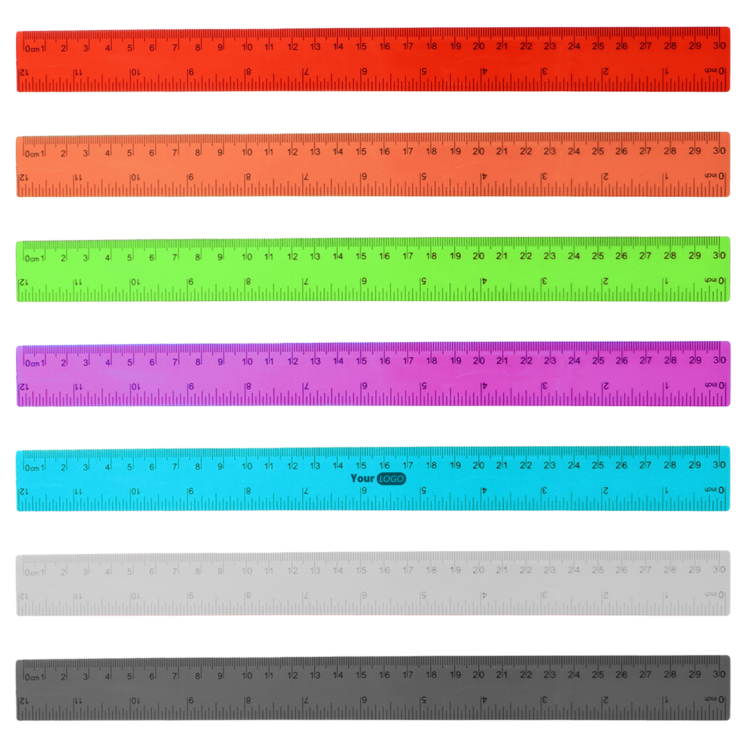 Plastic Color Ruler 6