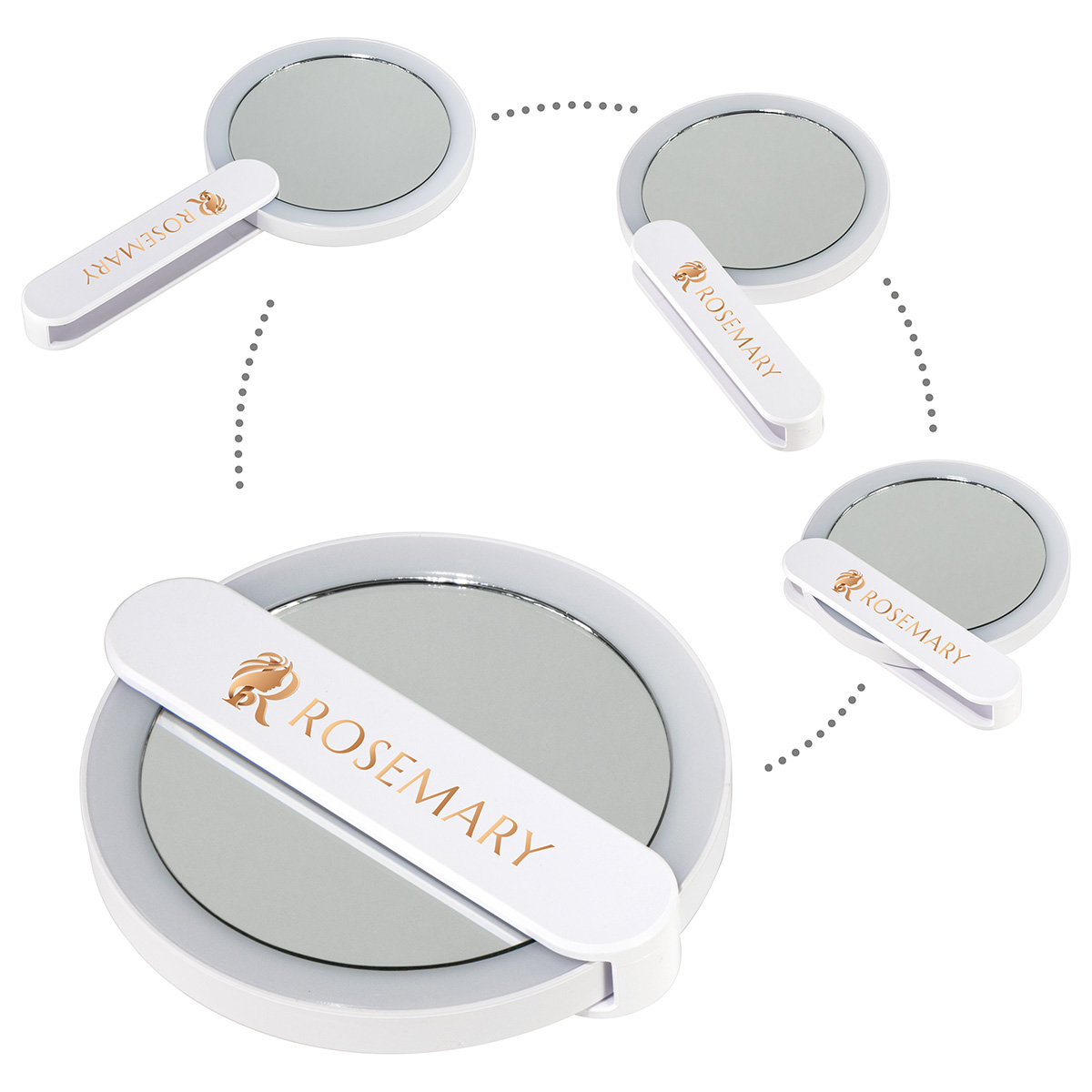 Cabaret LED Mirror with Swivel Handle 5