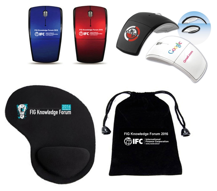 iBank ® Wireless Mouse + Wrist Rest Mouse Pad Desktop Duo 3