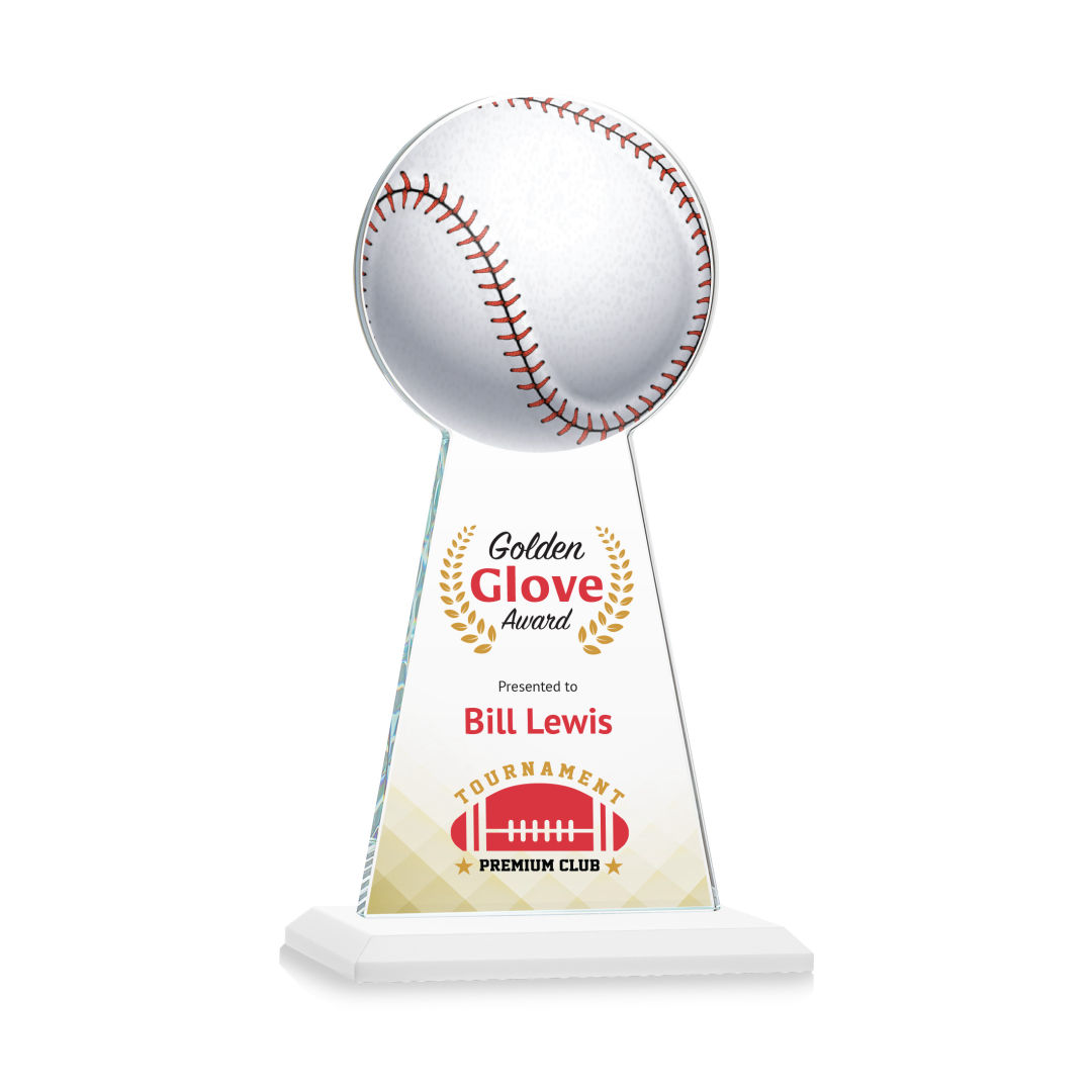 Edenwood Baseball VividPrint™ Award - White 3