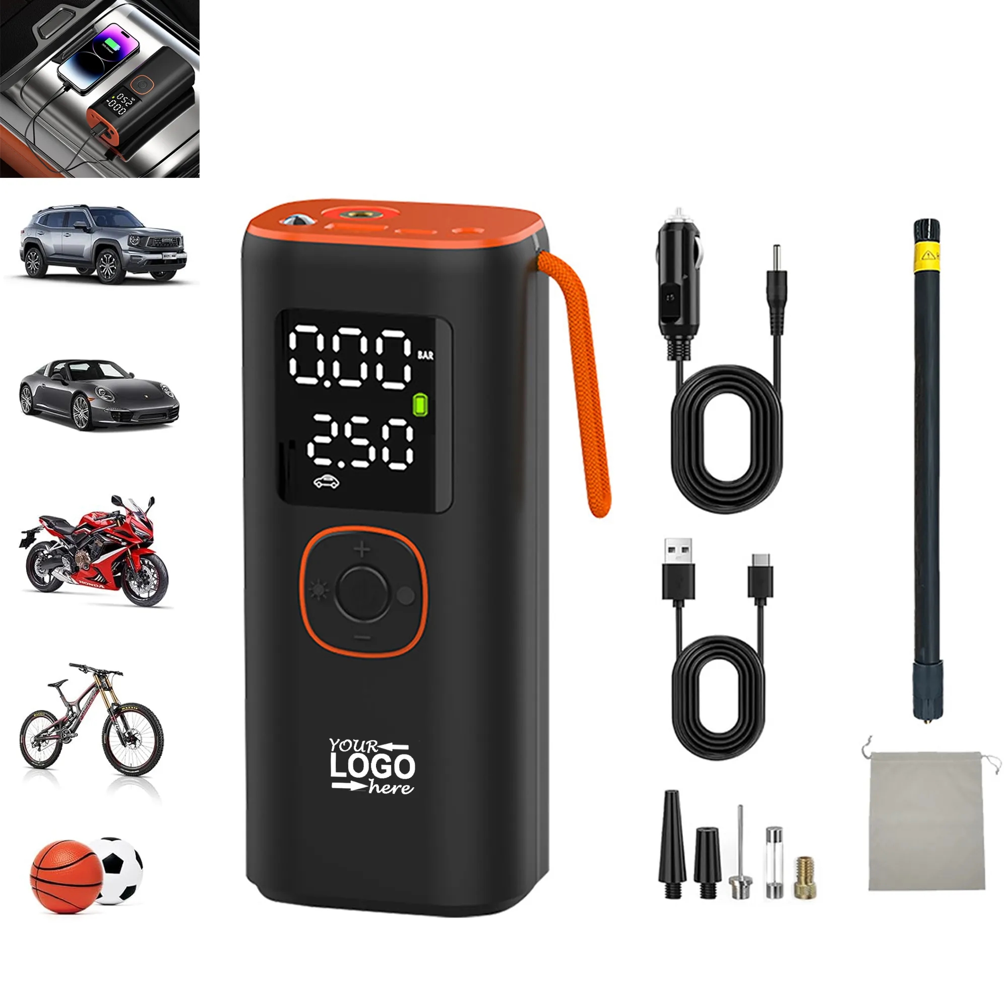 Tire Inflator Portable Air Compressor 2