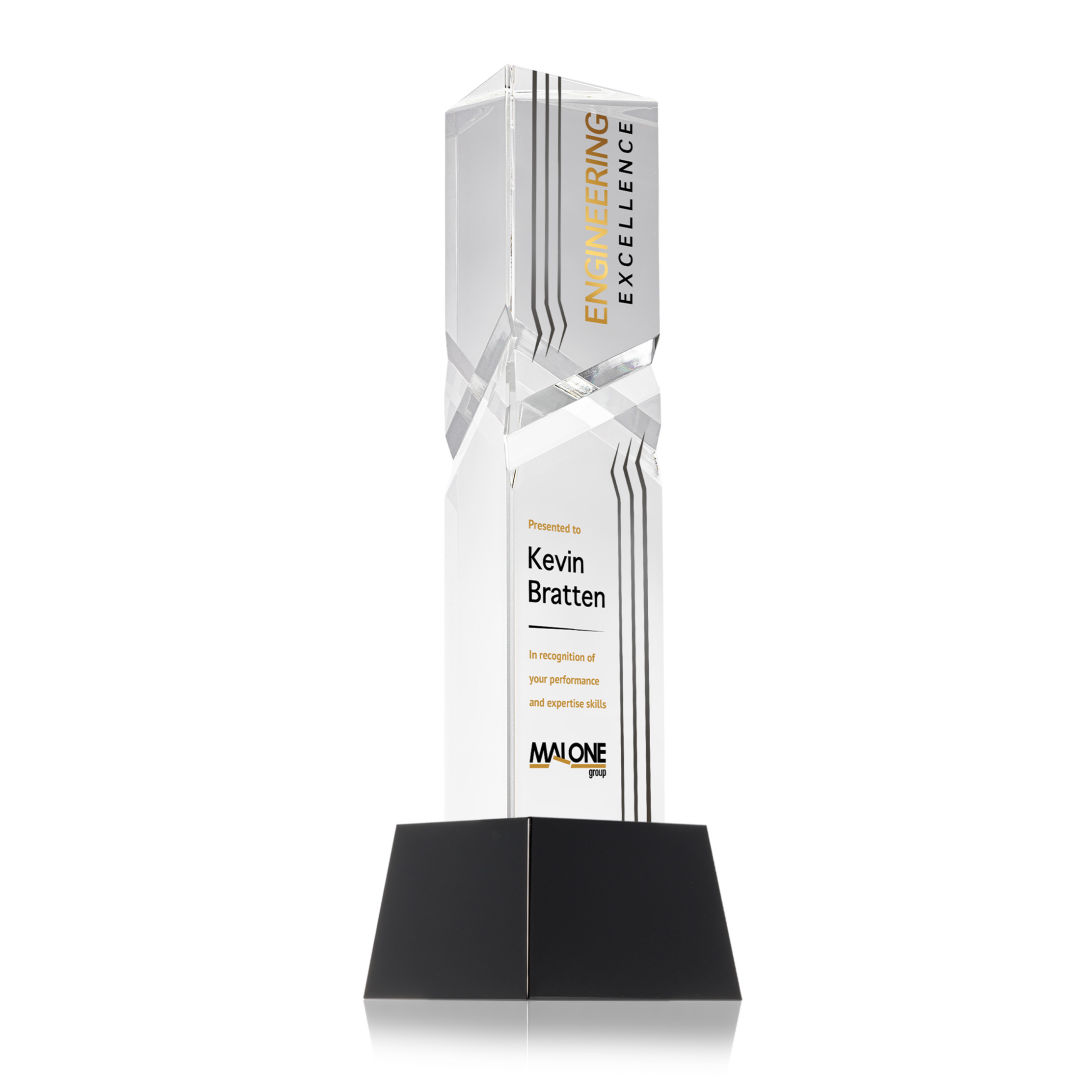 Oakham VividPrint™ Award on Robson Base - Black 12