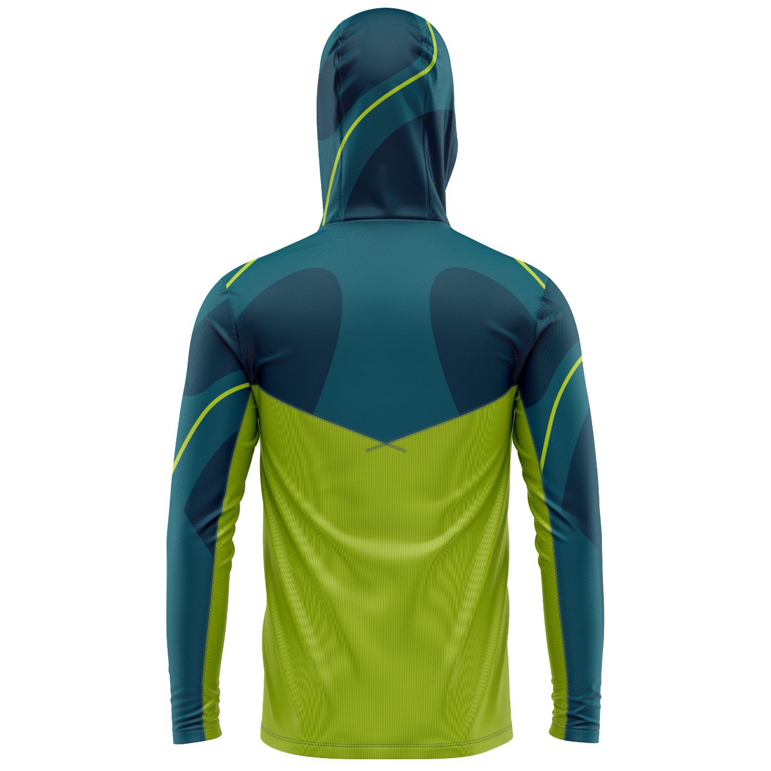 Youth 160 GSM Brushed Milk Silk Sublimation Hooded Long Sleeve T-shirt 5