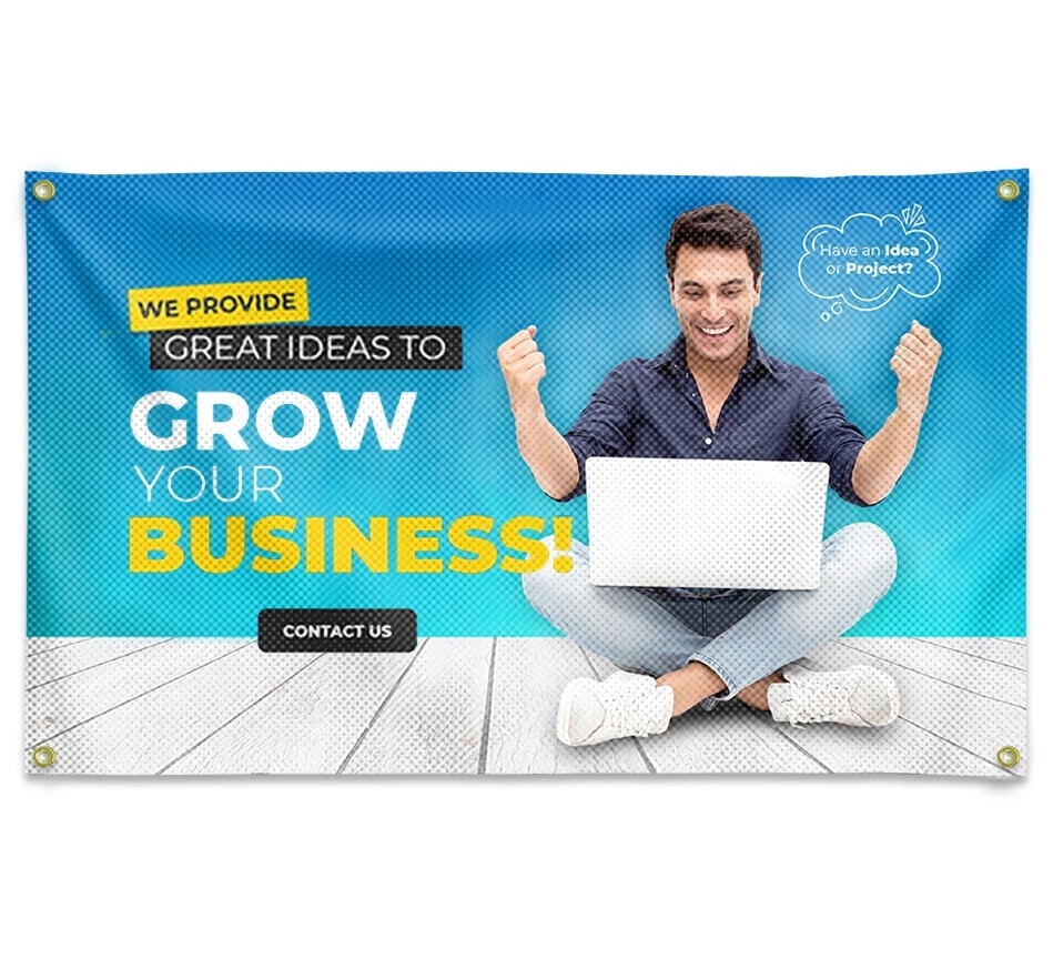 Digitally Printed 10 oz Vinyl Banner 3' x 5' 3