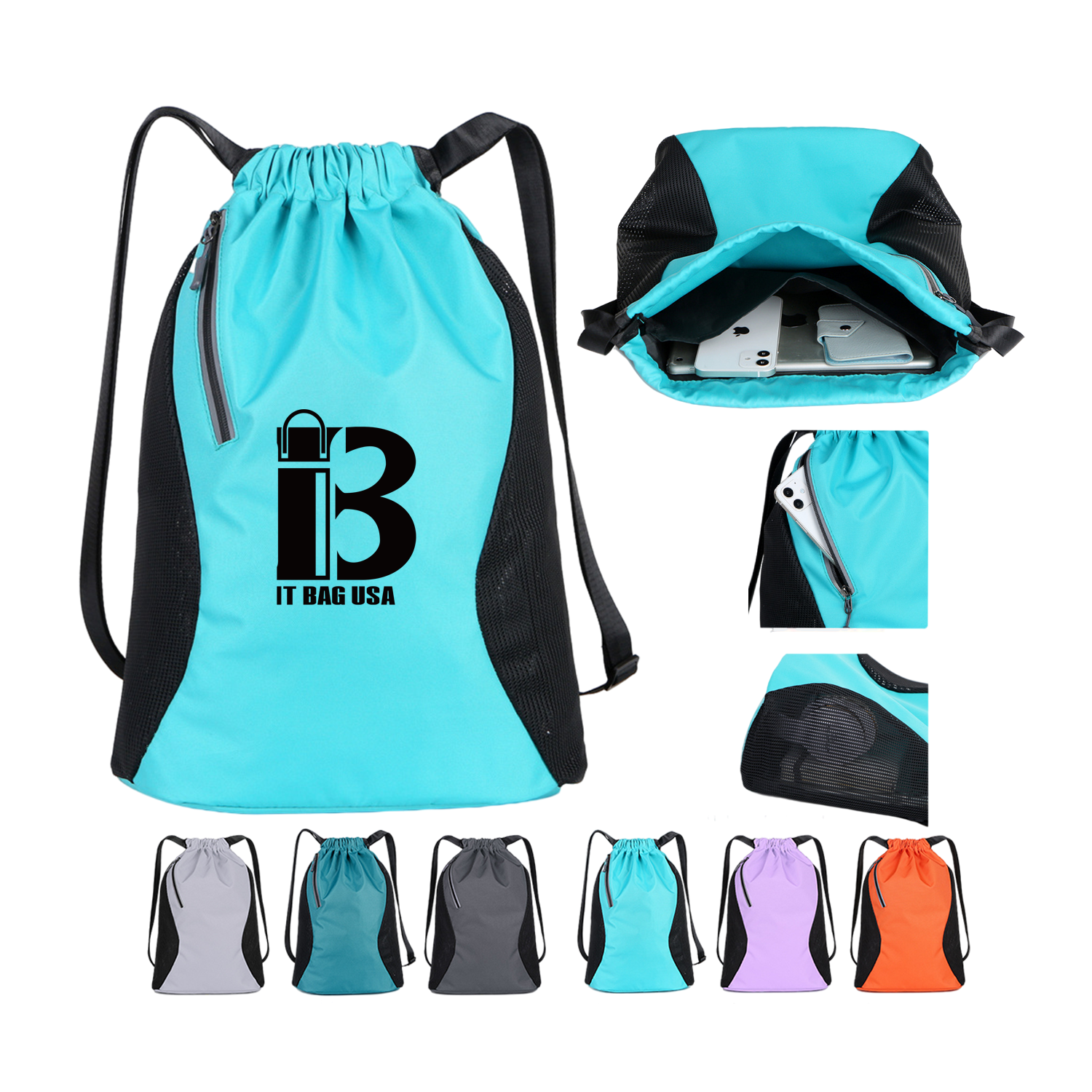 Drawstring Backpack 1