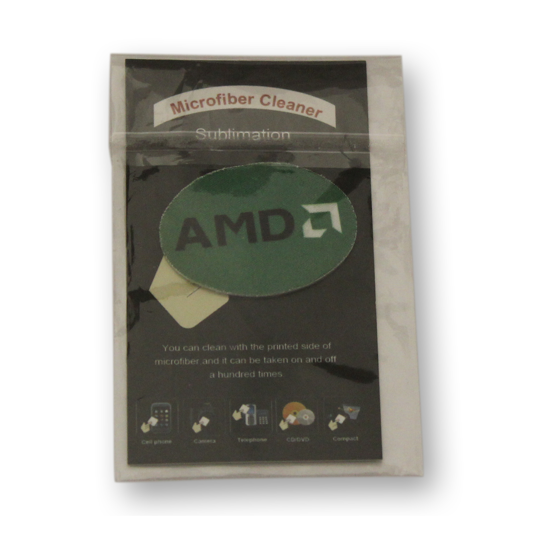 Magic Screen Cleaner 1.18" x 1.5" Oval with Generic Backer