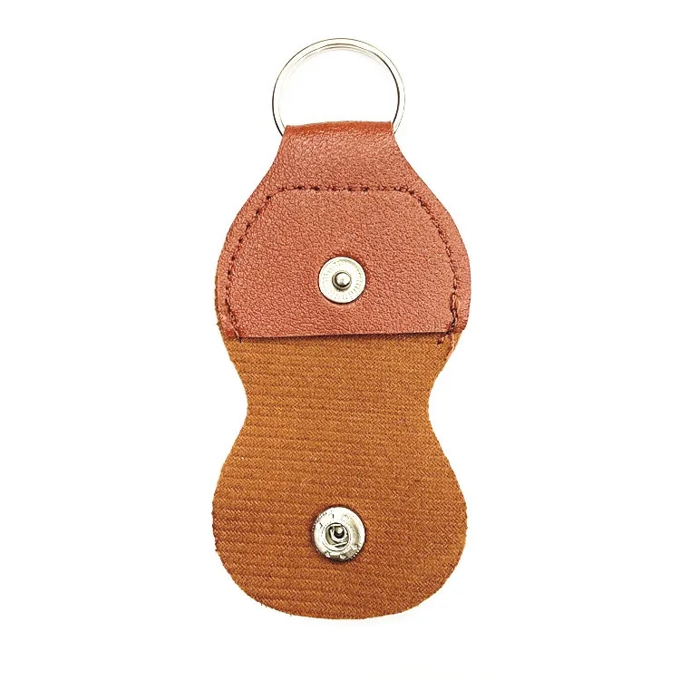 Leather Guitar Pick Holder Case Keychain 8