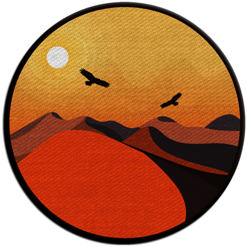 Dye Sublimation Patch - 4.5" Wide 7