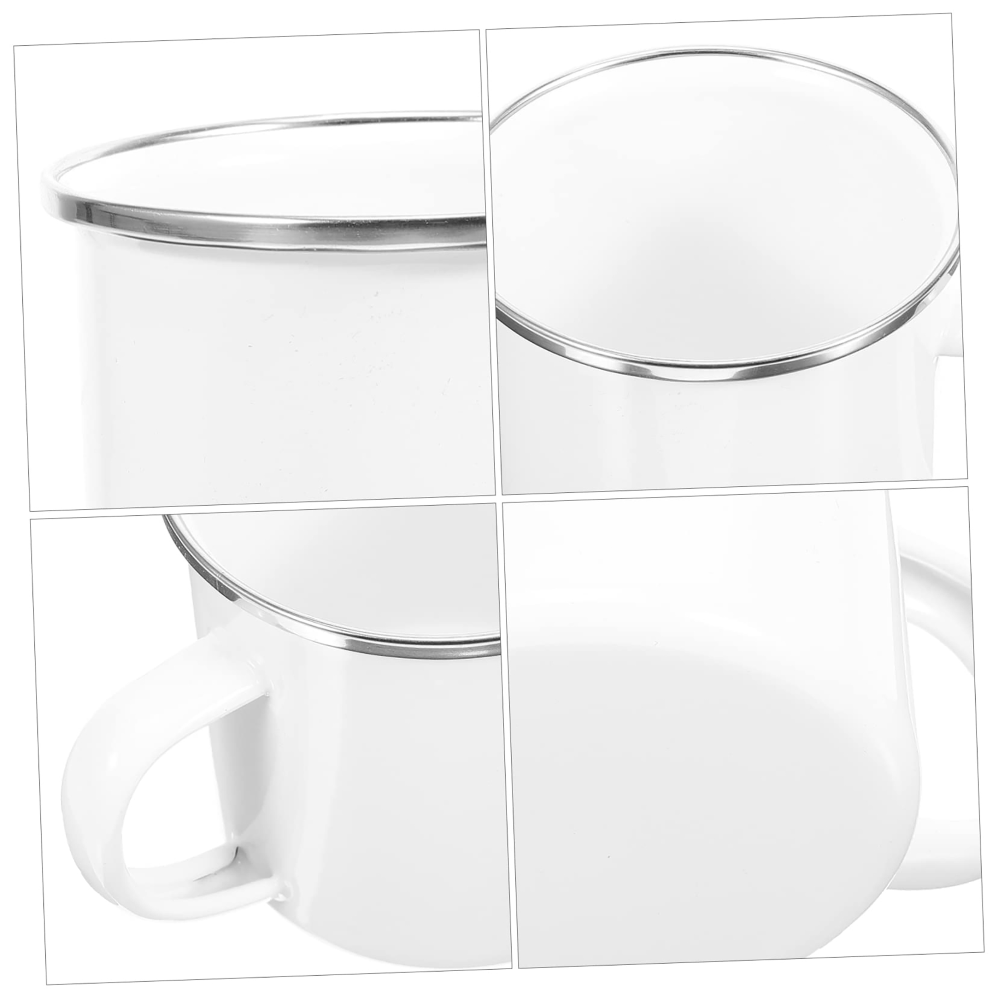 Enamel White Mug 8