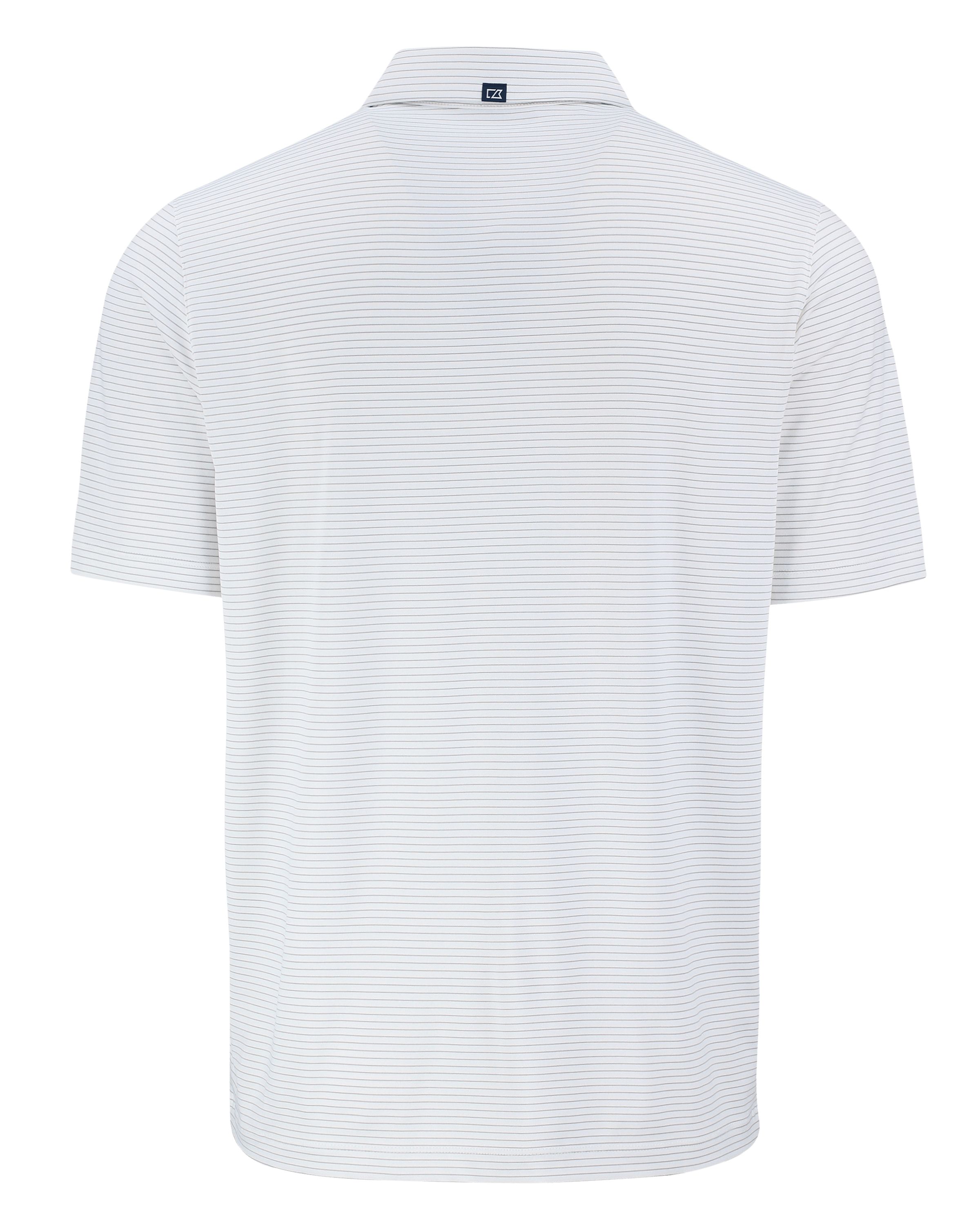 Cutter & Buck Forge Recycled Fine Line Stripe Four-Way Stretch Mens Polo 40