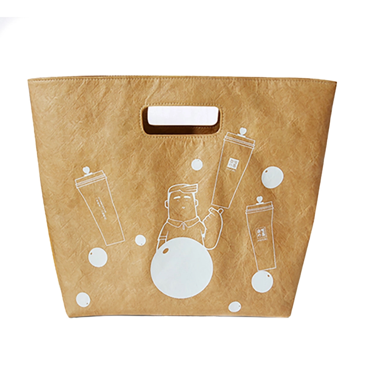 Sustainable Reusable Tyvek Lunch Bag Handbag 4