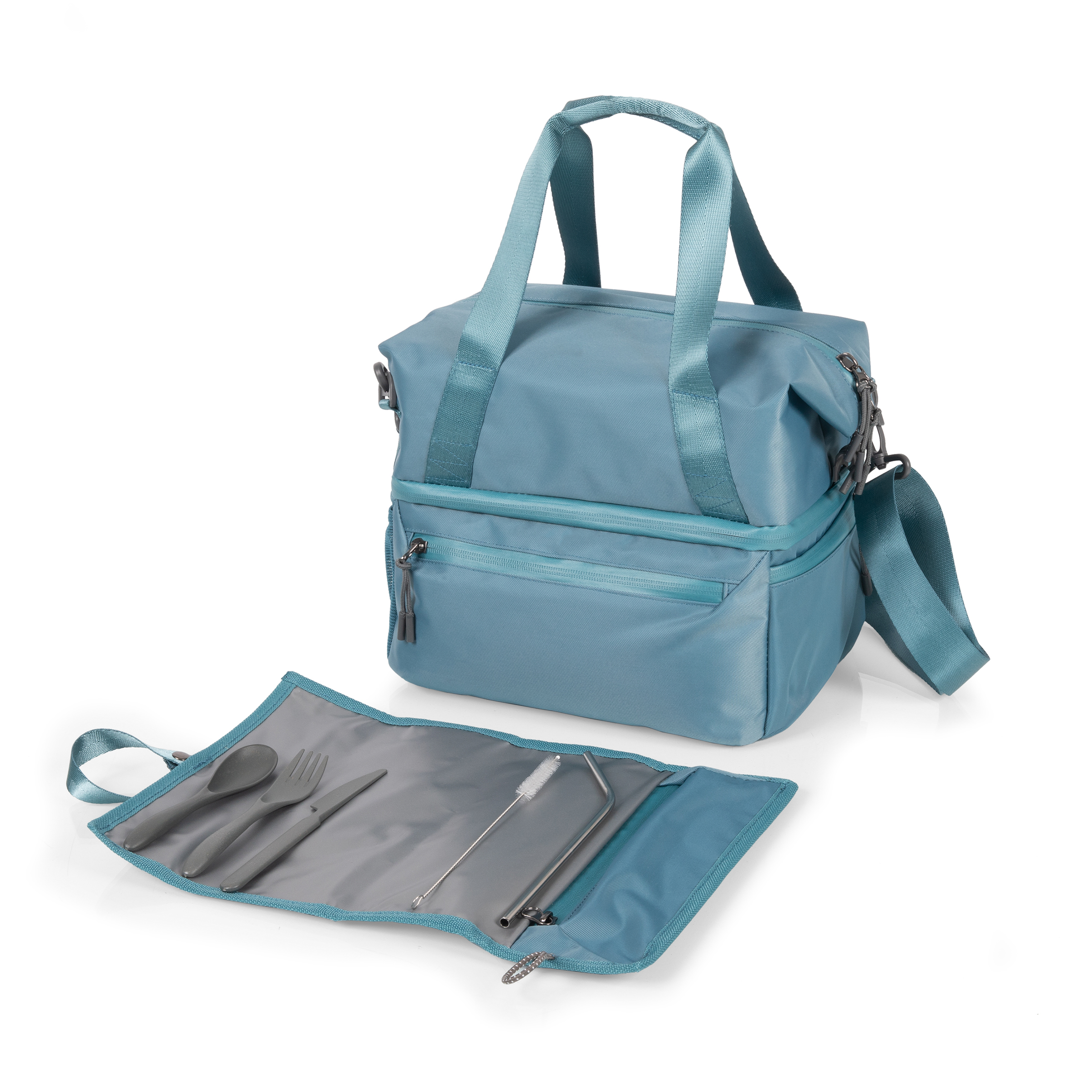 Tarana Recycled Lunch Bag Cooler with Utensils 2
