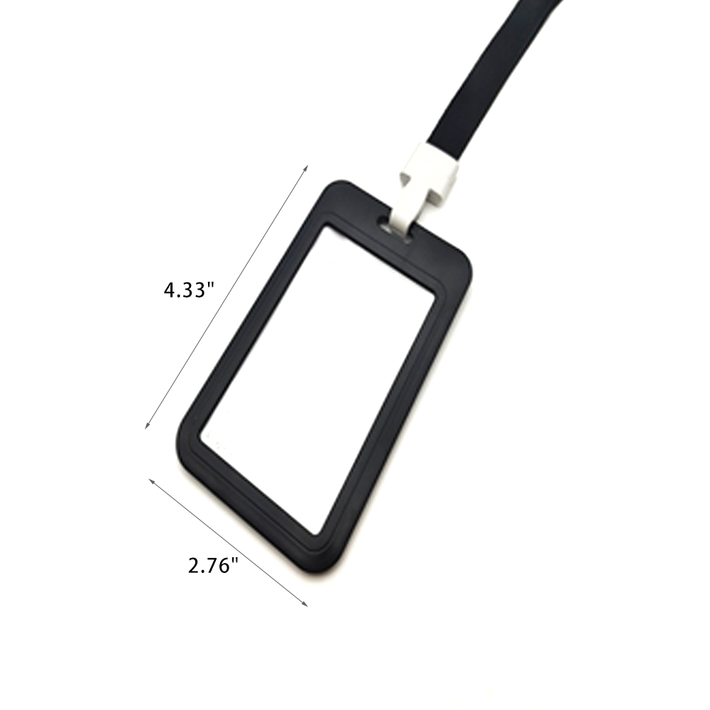 Customized logo enterprise employee name tags with retractable lanyards 2