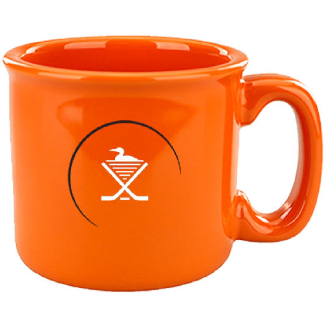15 oz Yosemite Western Campfiree Mug - Orange
