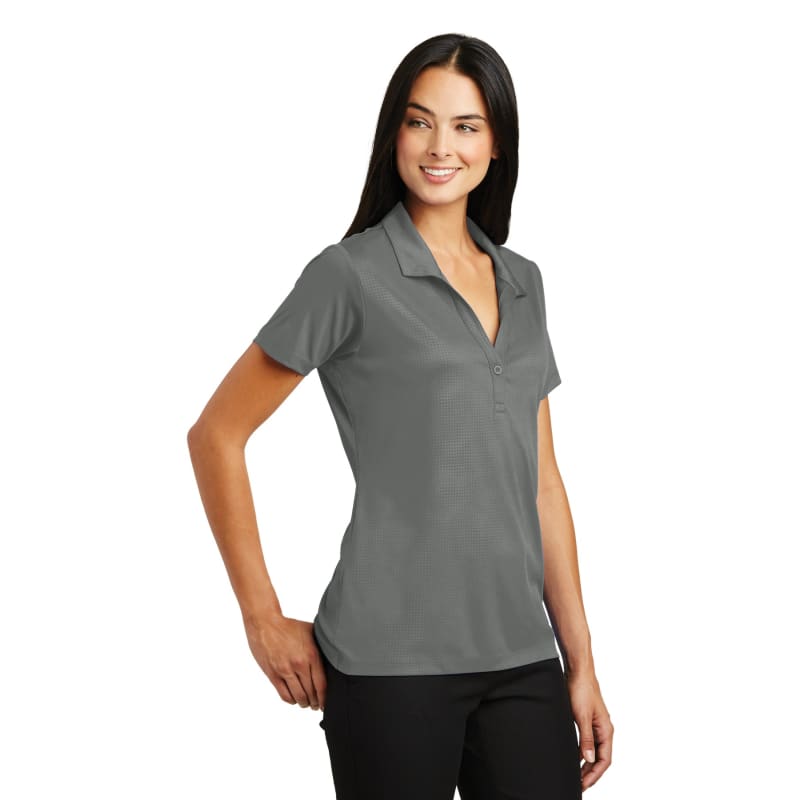 Sport-Tek Women's Embossed PosiCharge Tough Polo . 8